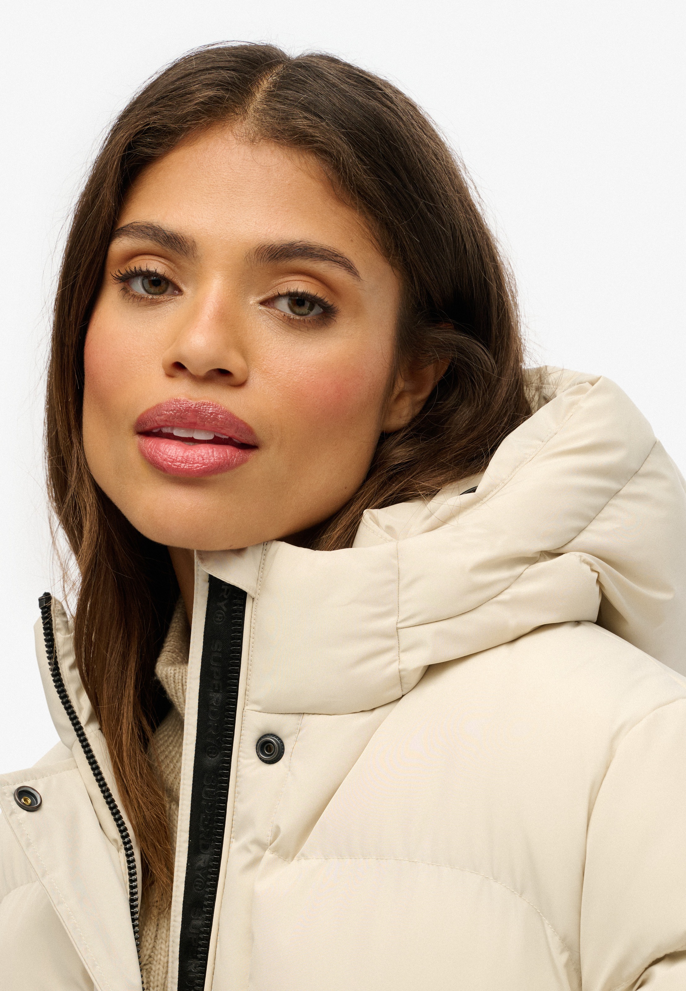 Superdry Steppjacke »HOODED 5 BAFFLE SPORTS PUFFER« mit Kapuze