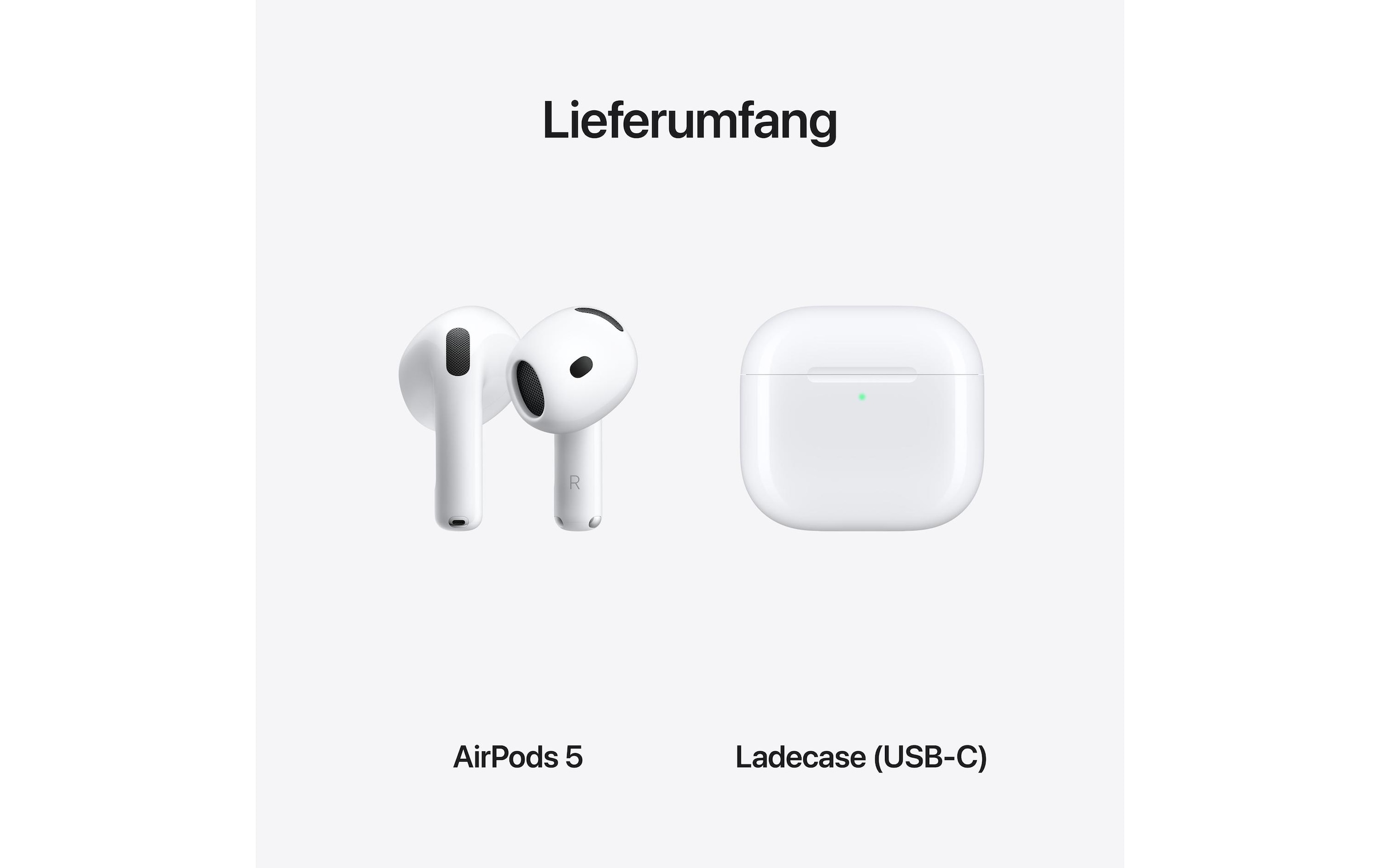 Apple In-Ear-Kopfhörer »Apple AirPods 5 ANC USB-C«