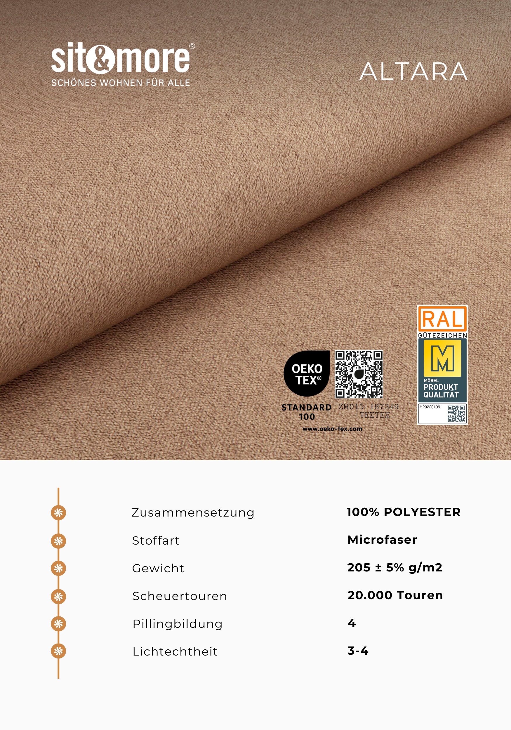 sit&more Sessel »Mailand, B: 99 cm« individuell zu kombinieren