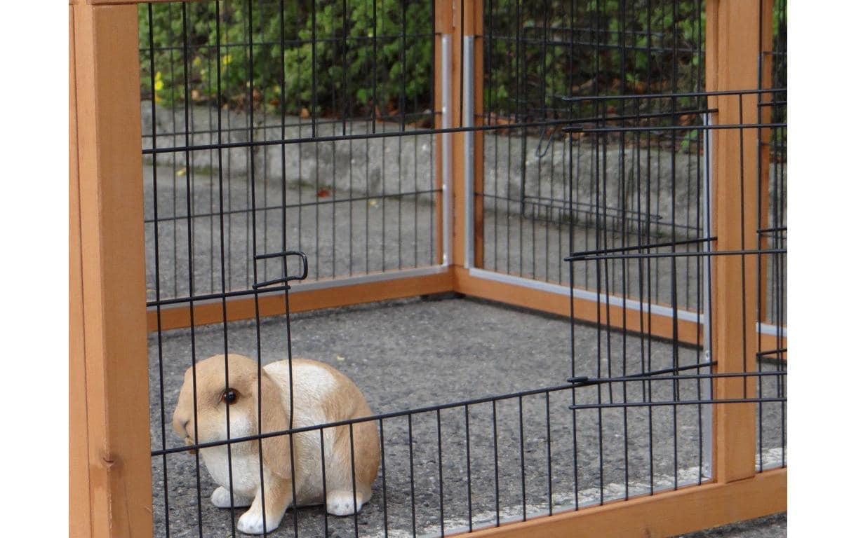   Enclos en plein air »Sanilu Filou 109 x 116 x 48 cm« Auslaufgehege für Nager und Geflügel