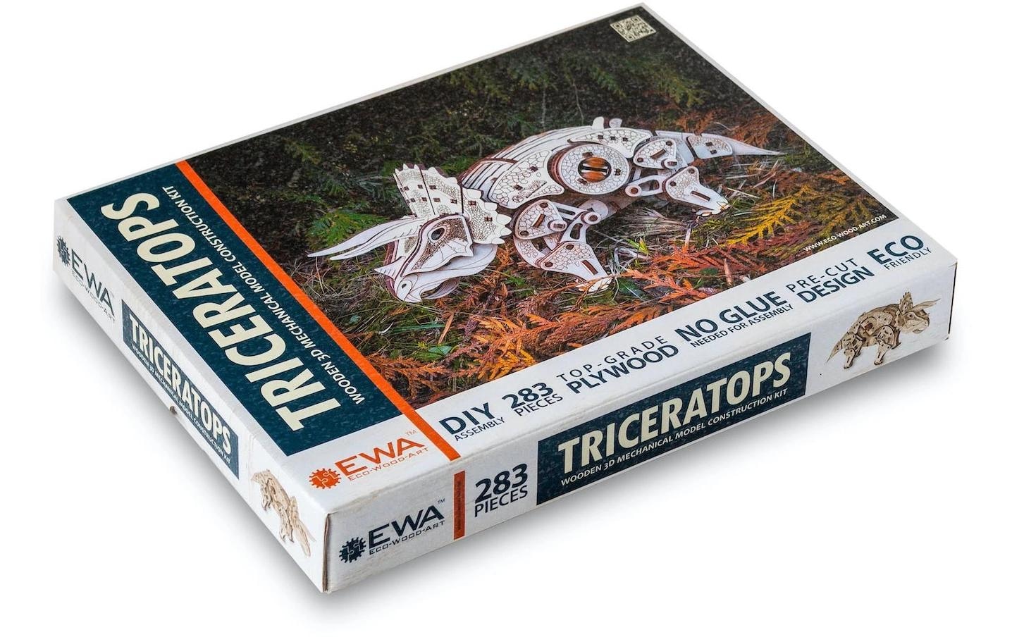  Modellbausatz »Eco-Wood-Art Triceratops« 283 Stk. tlg.
