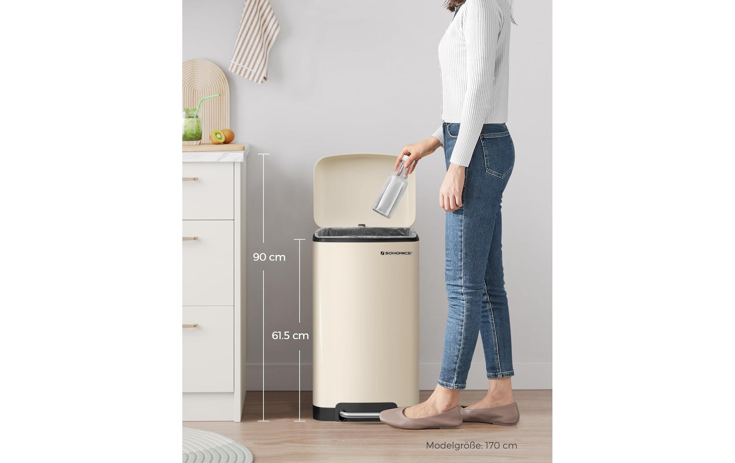 SONGMICS Poubelle »mit Inneneimer 30 l« 1 Behälter