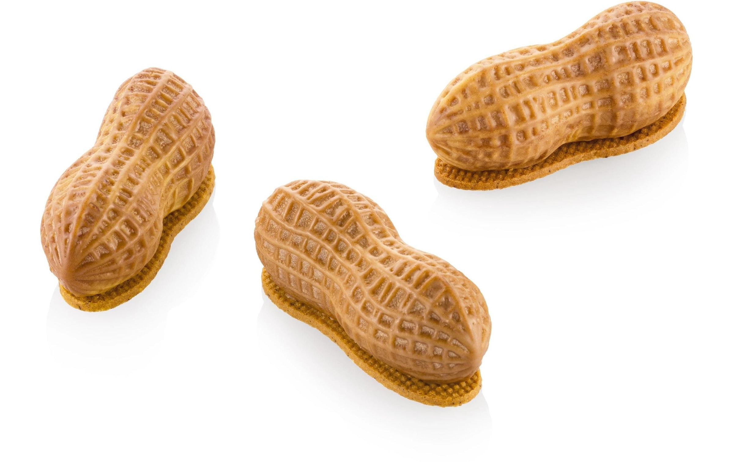   Moule à pâtisserie »Silikomart – Erdnuss 30 Silikon mit Ausstecher«