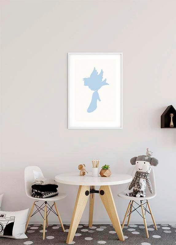 Komar Image »Cinderella Bird« 1 cuis tlg. Wandbild zur Dekoration im Kinderzimmer - ohne Rahmen