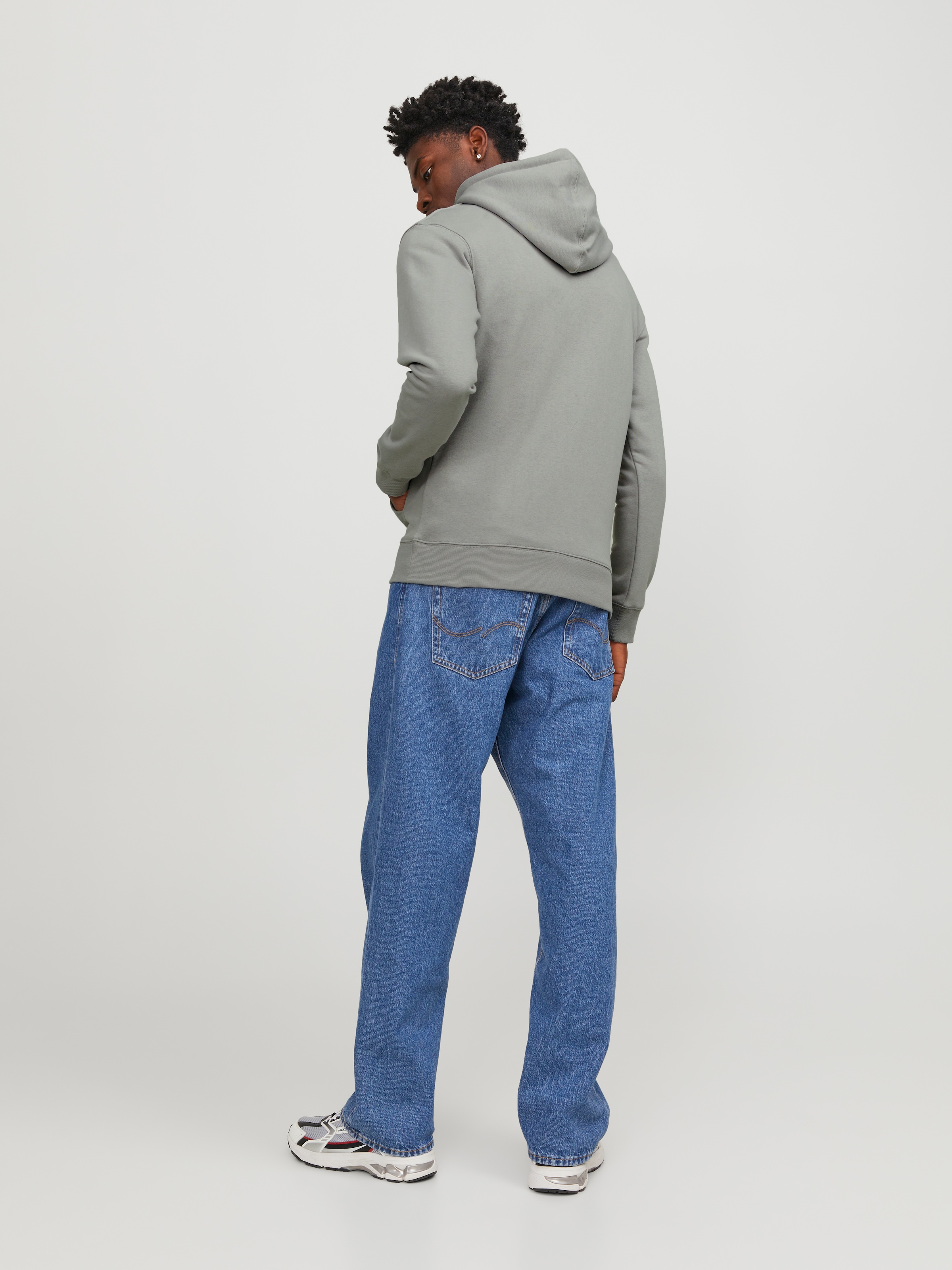 Jack & Jones Sweat à capuche »JJESTAR BASIC SWEAT HOOD NOOS«, mit Rippbündchen
