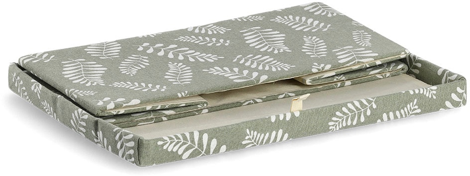 Zeller Present Boîte de rangement »Leaves« Baumwollmix