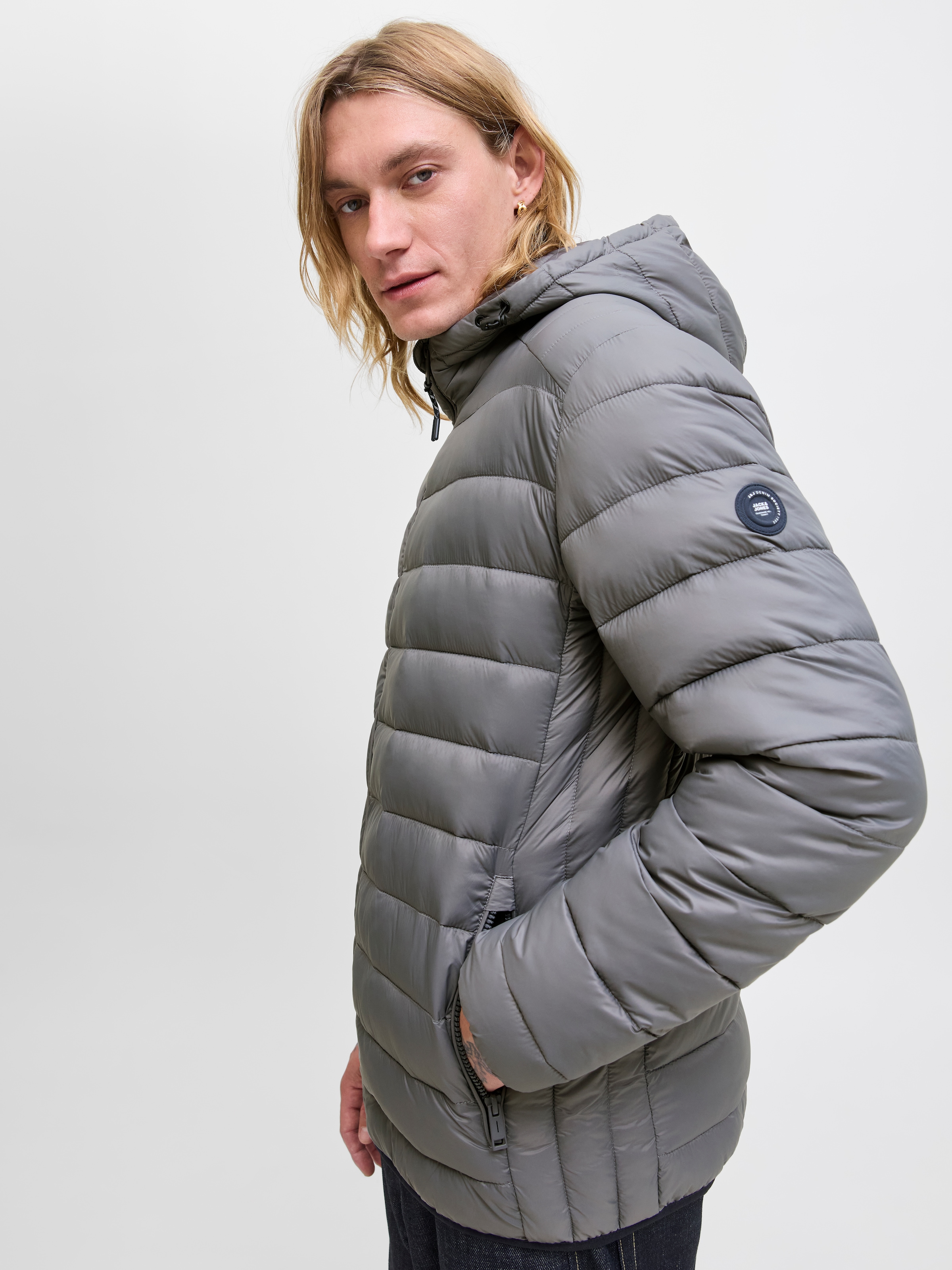 Jack & Jones Steppjacke »JJEBRADLEY LIGHT PUFFER HOOD NOOS« mit Kapuze