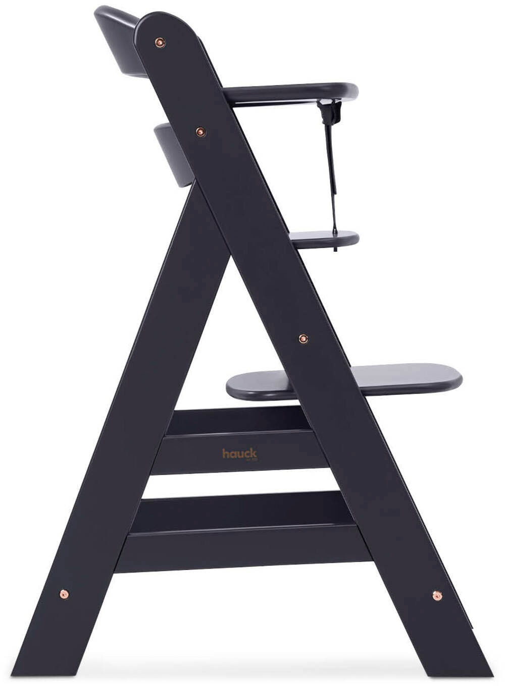 Hauck Chaise haute »Alpha Newborn Set Plus, Dark Grey« () mit Newborn Aufsatz