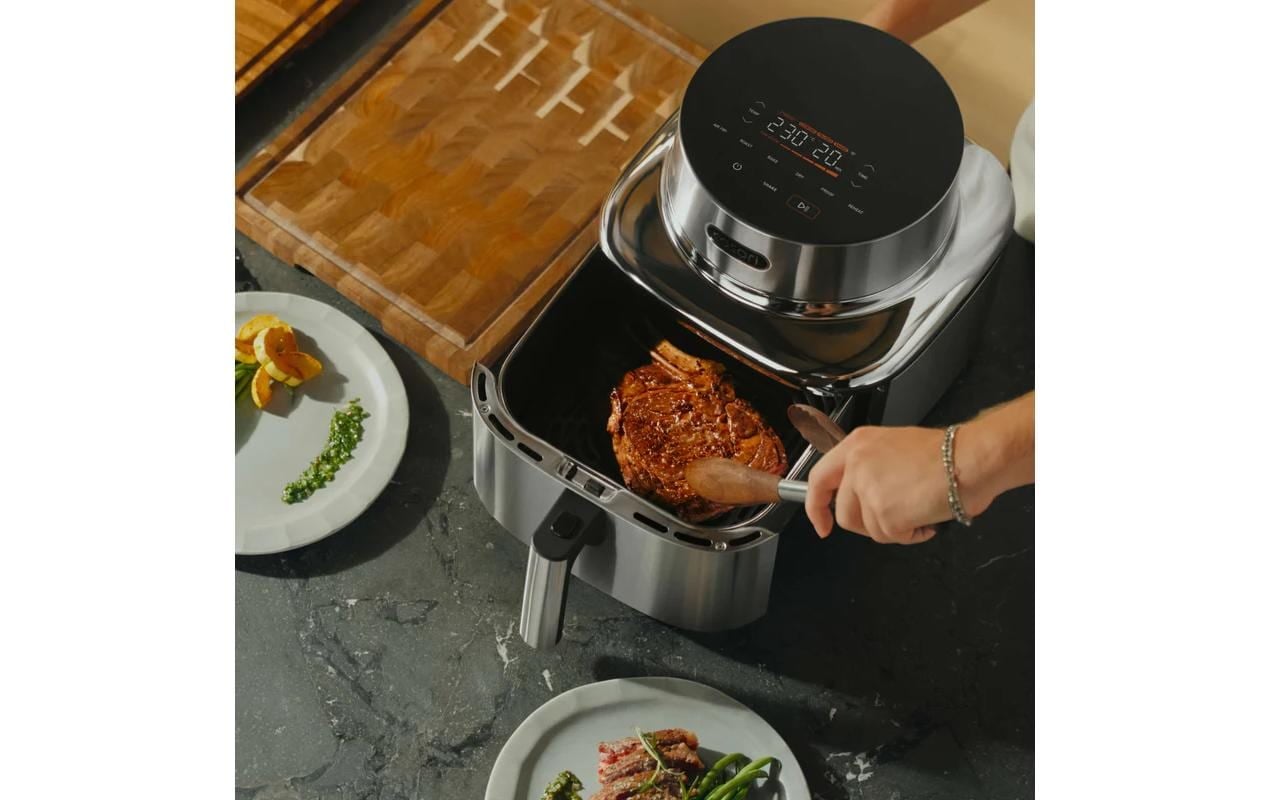   Heissluftfritteuse »Cosori Iconic Single 6,2 l« 1725 W Edelstahl-Heissluftfritteuse