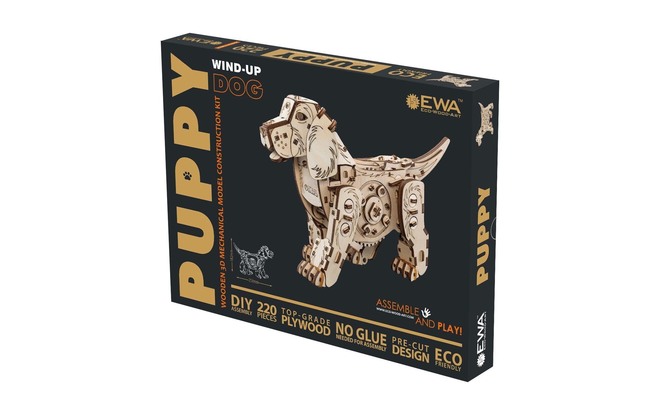   Modellbausatz »Eco-Wood-Art Welpe« 220 Stk. tlg.