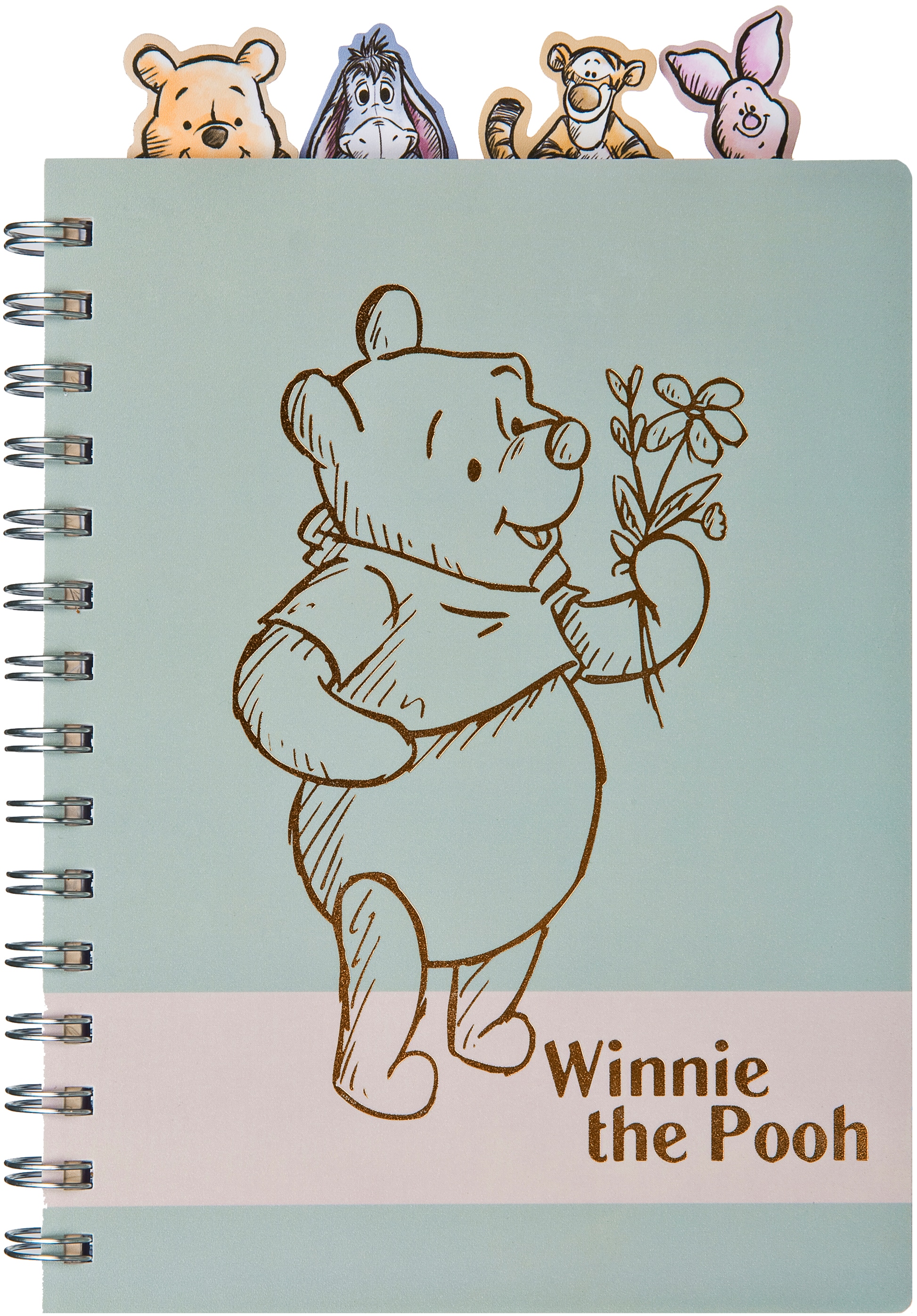 UNDERCOVER Kinderrucksack »Winnie Pooh« inkluisve Notizbuch A5 und Mäppchen