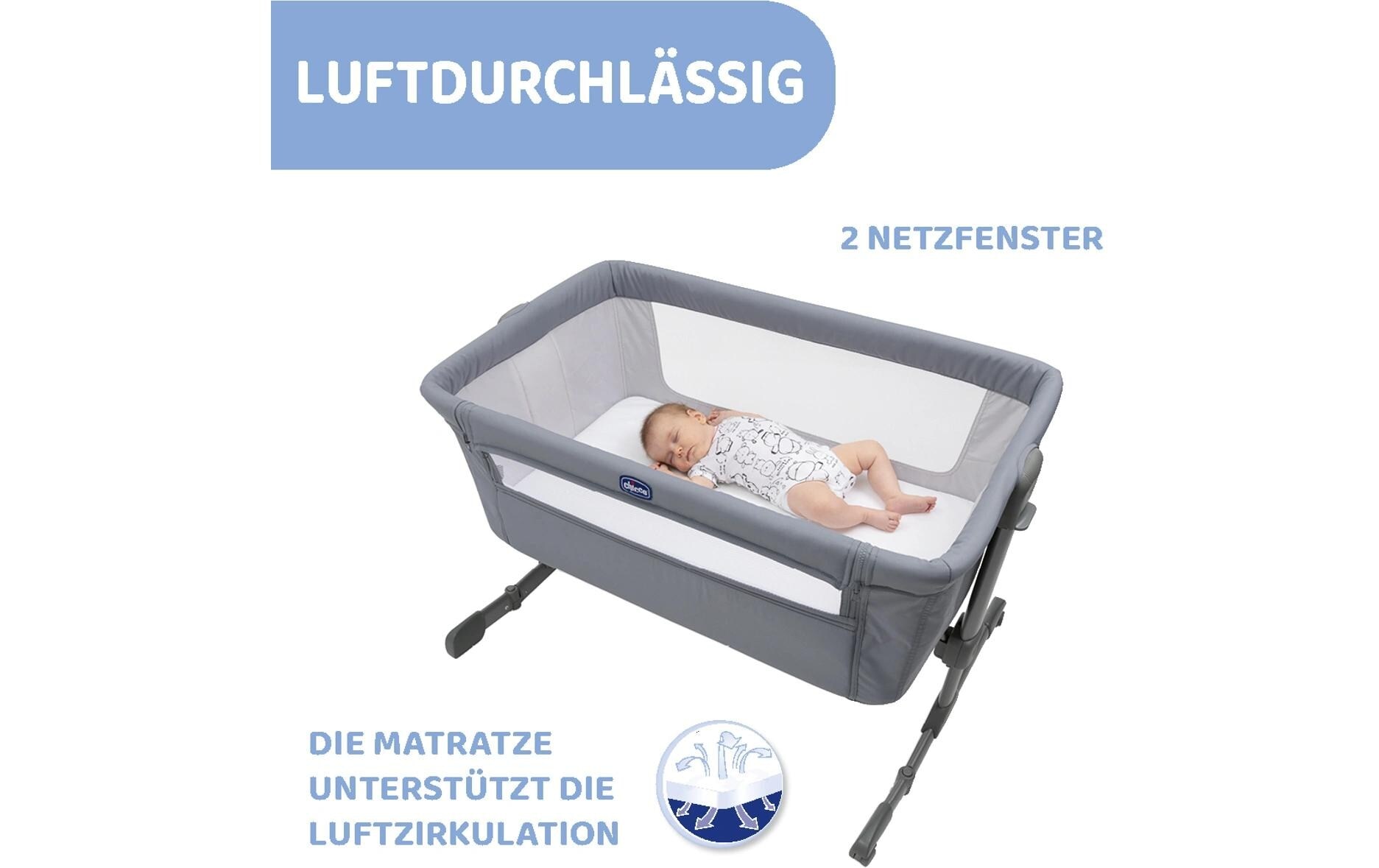 Chicco Beistellbett »Next2Me Essential Terracotta Re_Lux«