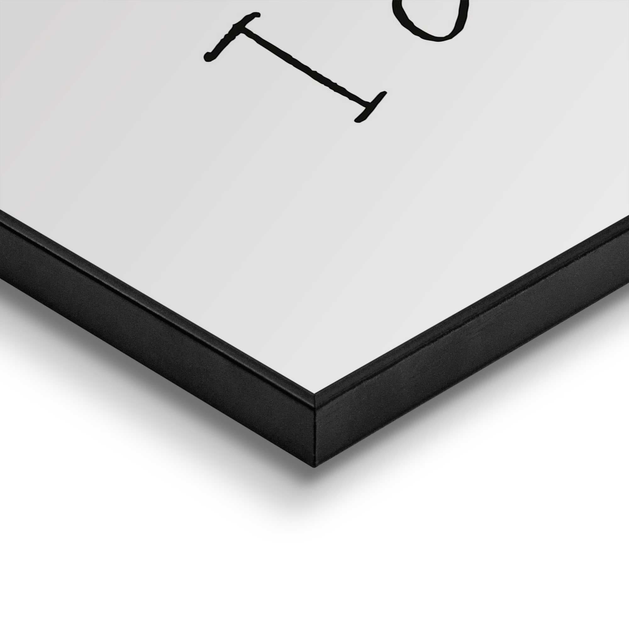 Reinders! Poster »Cooking Kisses« Küche - Schwarz-Weiss - MDF - Sprüche - 30x40 cm