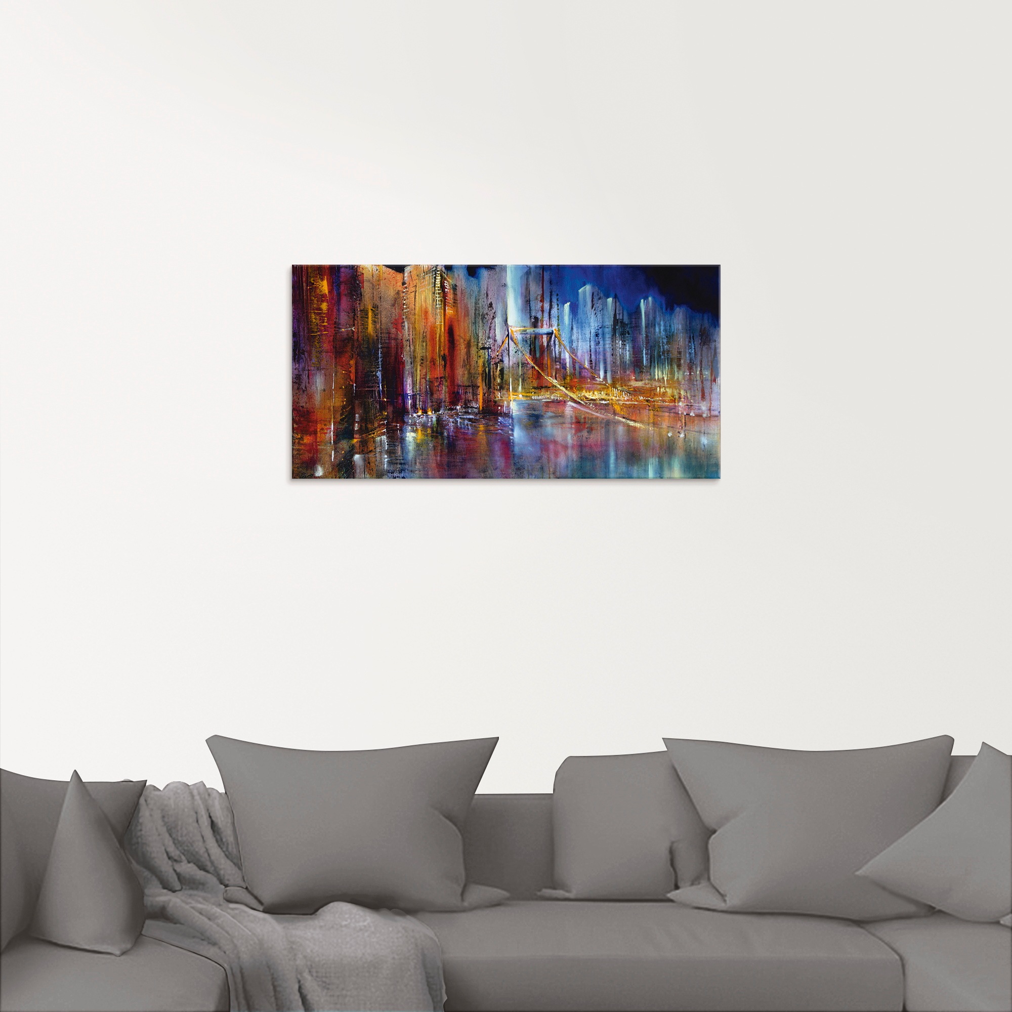 Artland Glasbild »Stadtansicht I« Amerika 1 Stk. tlg. in verschiedenen Grössen