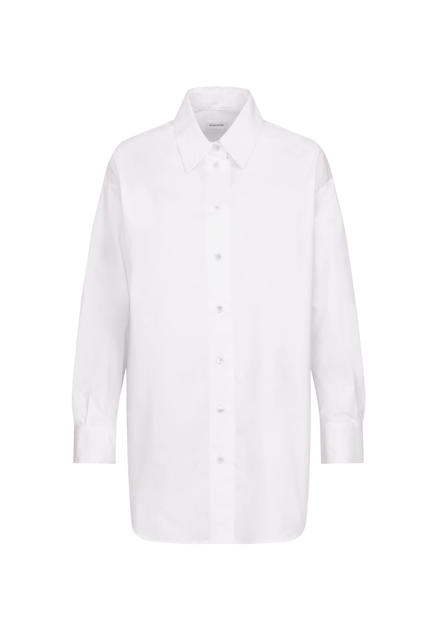 seidensticker Longbluse 1/1 Kragen Uni