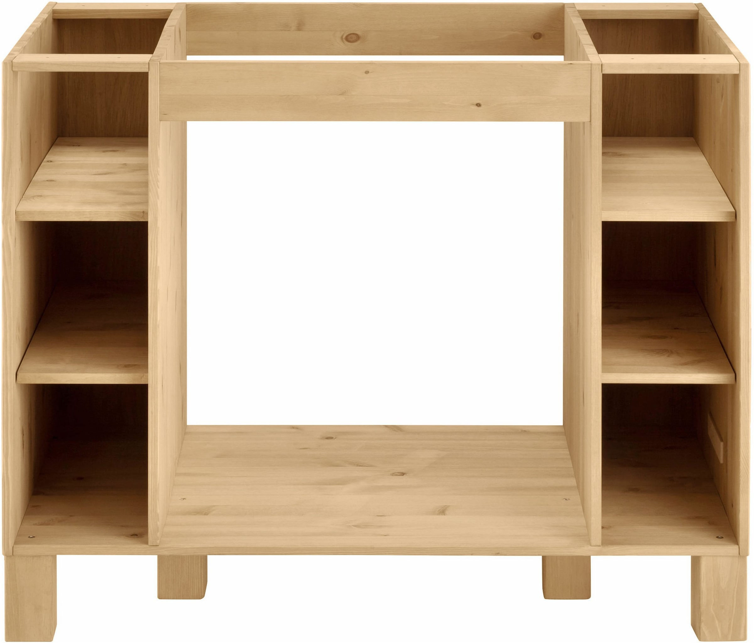 Home affaire Armoire encastrée pour cuisinière »Oslo« 100 cm de large, sans plan de travail, avec 6 étagères