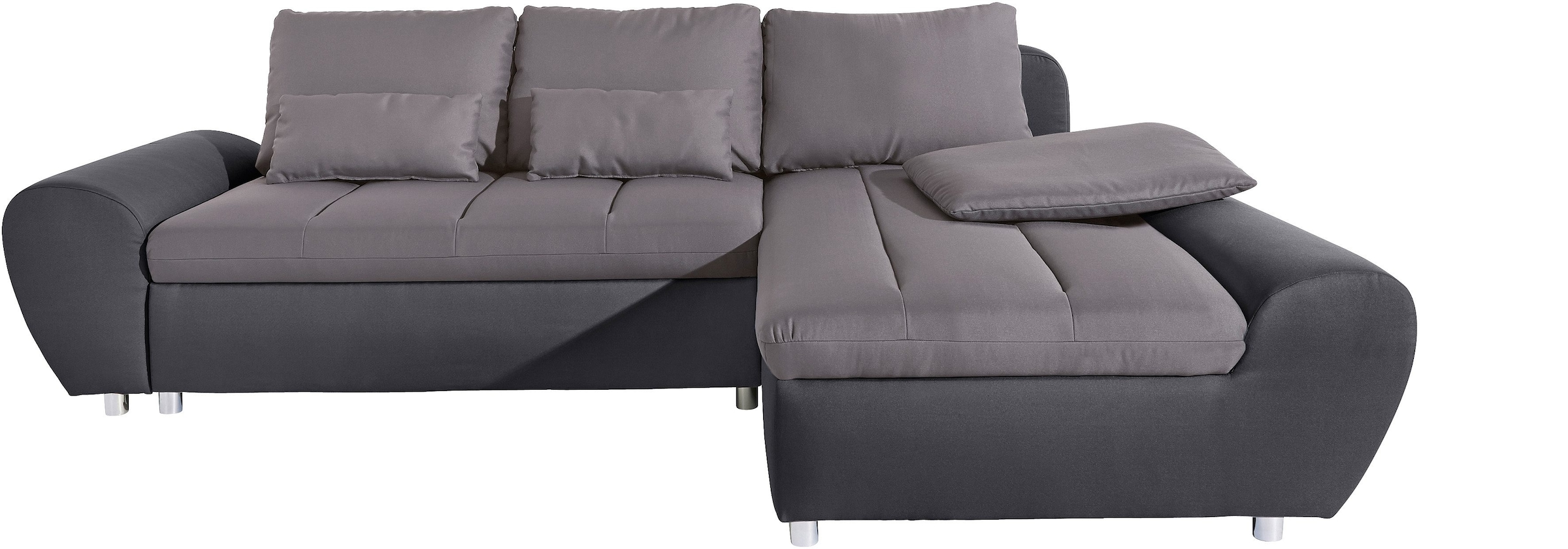 sit&more Ecksofa »Bandos L-Form« in 2 unterschiedlichen Grössen, wahlweise mit Bettfunktion