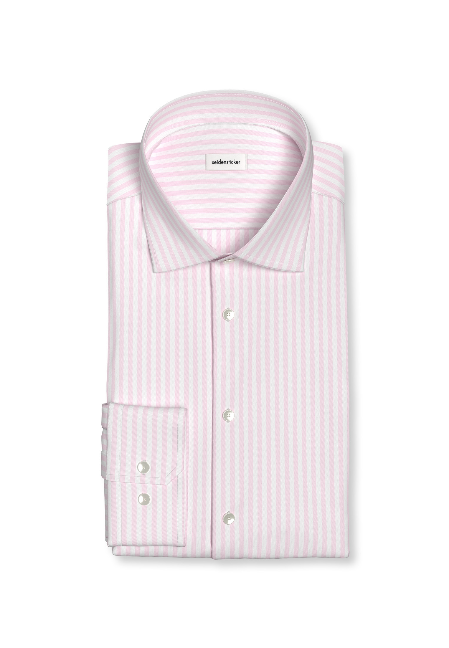 seidensticker Businesshemd »Schwarze Rose« Slim 1/1 Kentkragen Gestreift