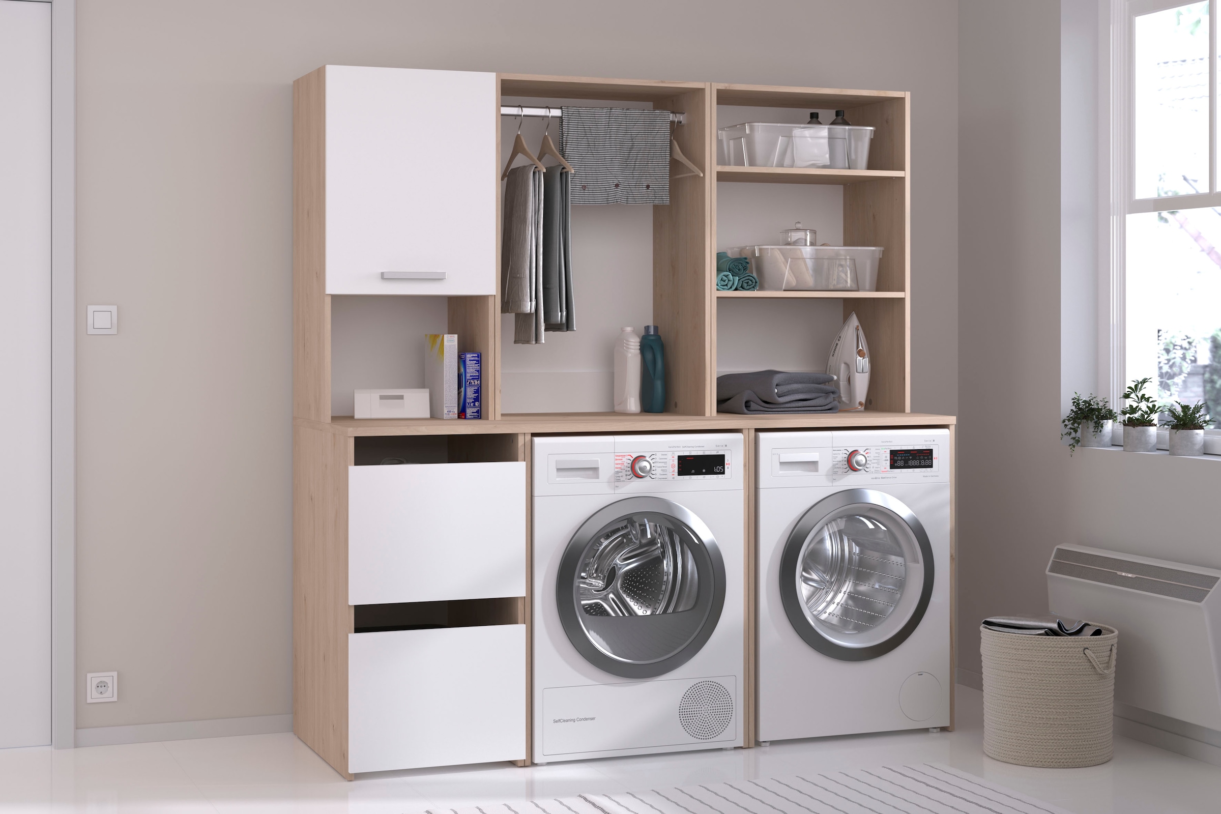 Parisot Set d'armoires multi-usages »Laundry 4« Set, 4 cuis tlg.