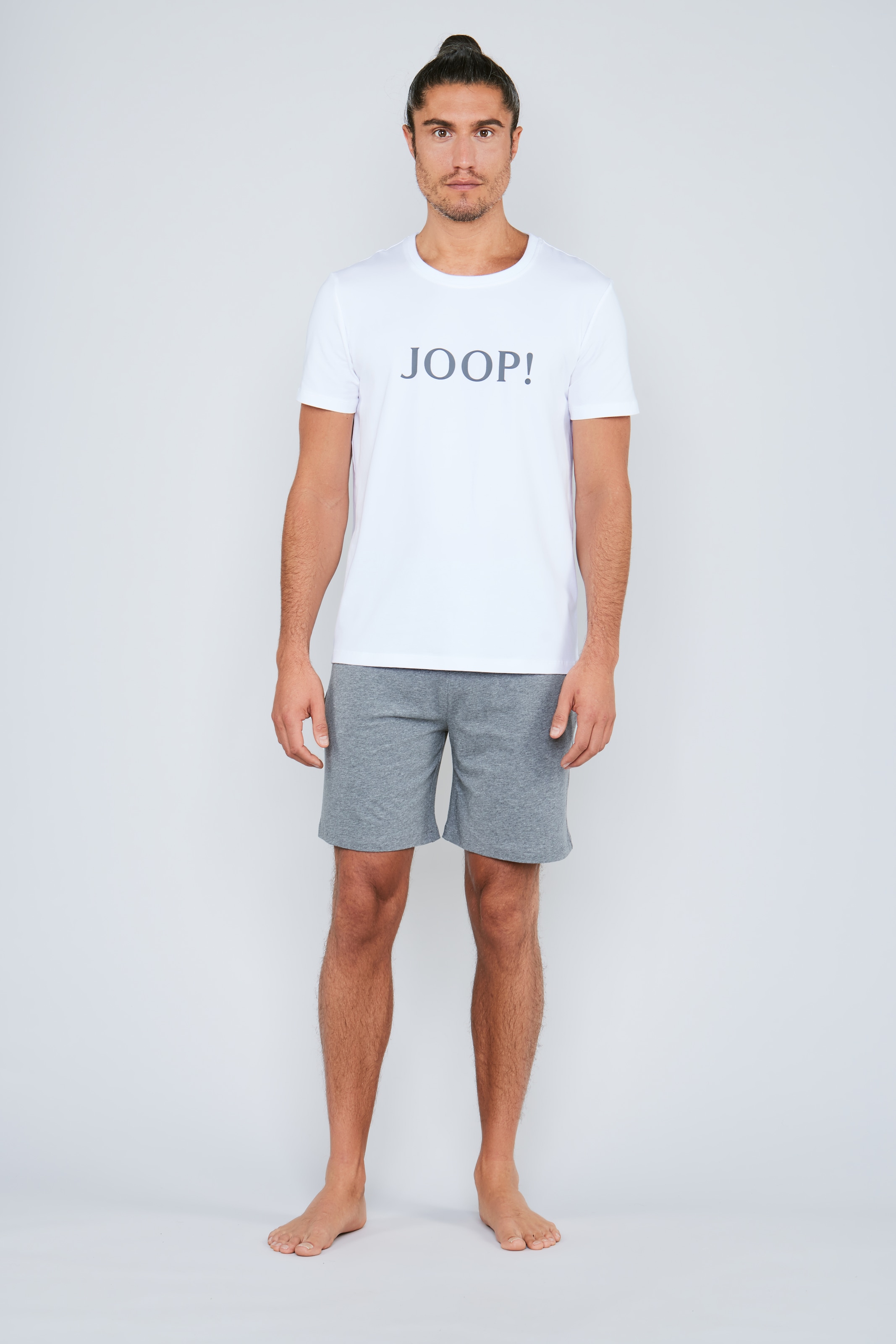 JOOP! T-shirt »Comfort« col rond, logo écrit, manches courtes