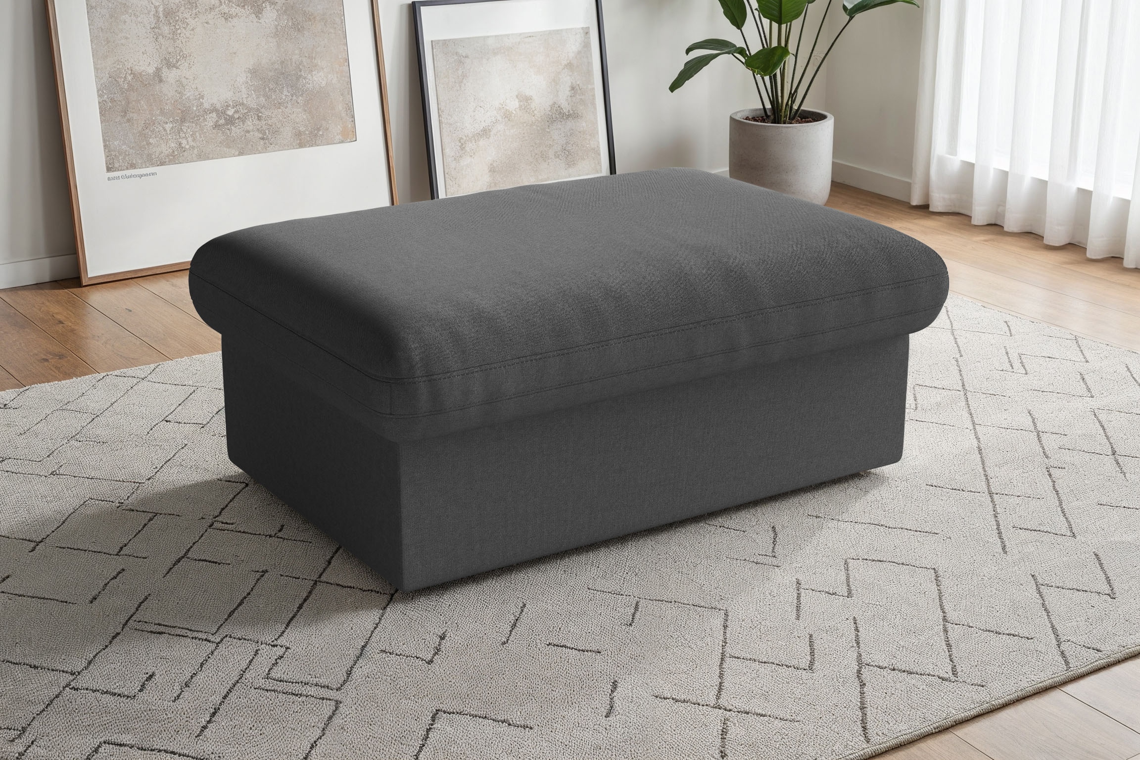 sit&more Polsterhocker »Moreno, B: 90 cm« mit Stauraum, individuell kombinierbar