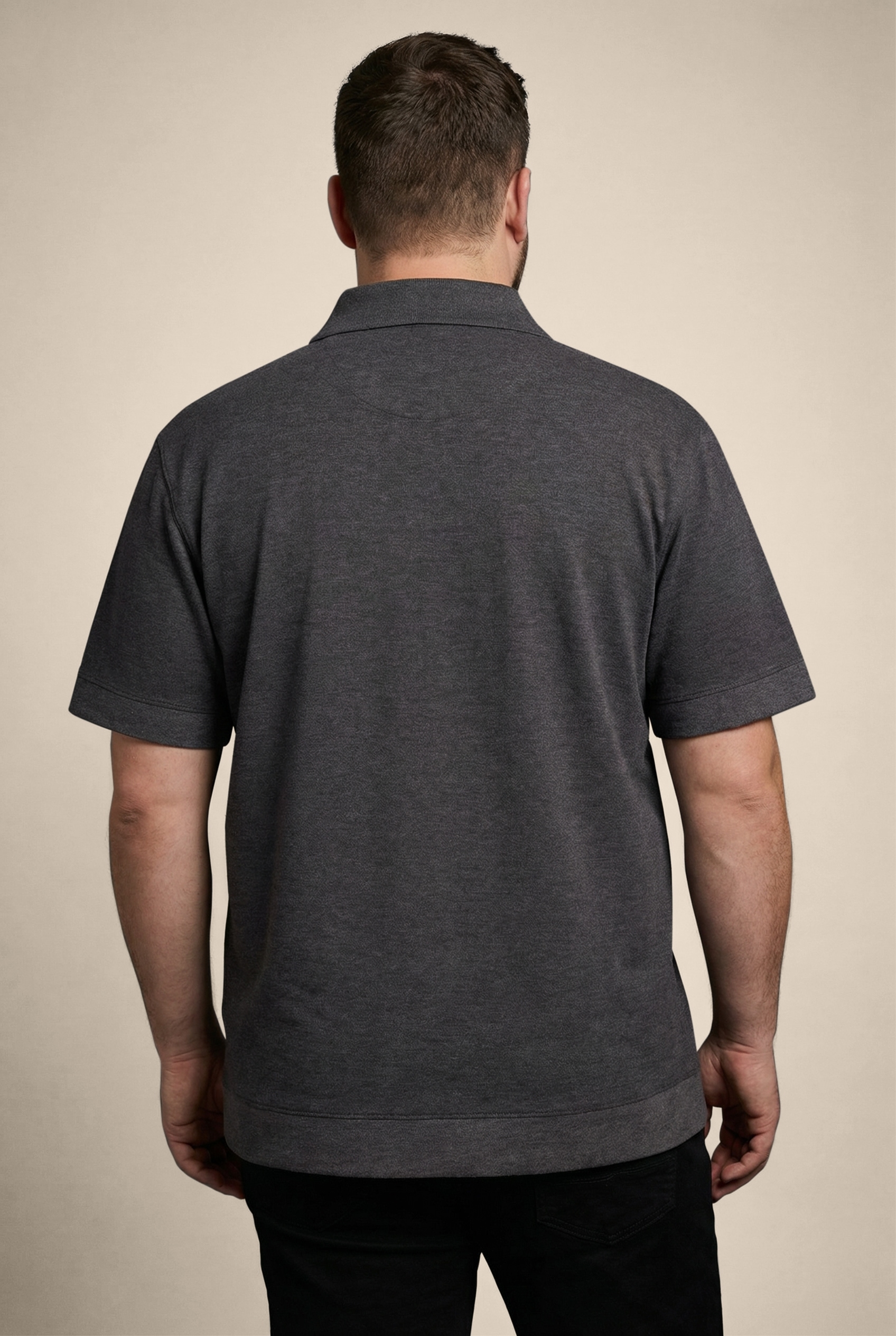 Man's World Plus Poloshirt »auch in Grosse Grössen bis Gr. 7XL Bauch-Fit« Regular Fit Passform, Kurzarm, unifarben, aus Piqué-Material