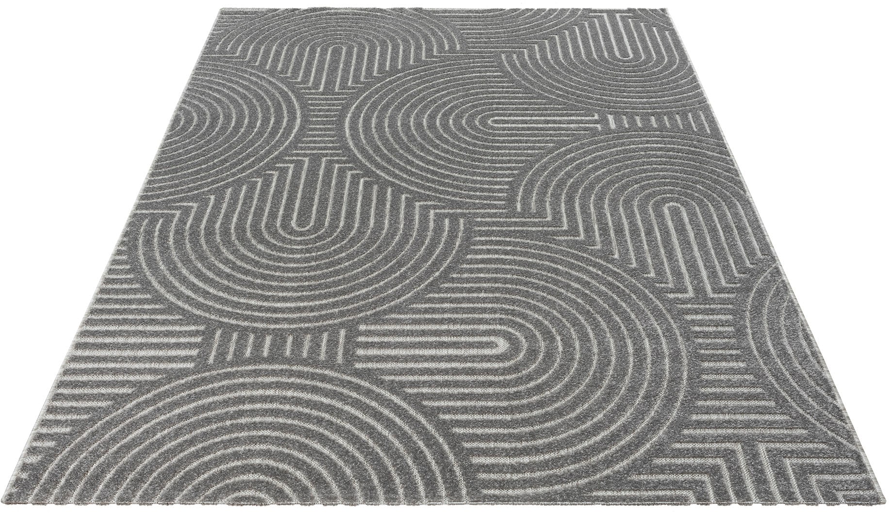 Sanat Teppich »Berlin 1 , auch als Läufer und in Rund« rechteckig 6 mm Höhe In -und Outdoor geeignet, Aussenbereich, Terrasse, Balkon, auch Läufer