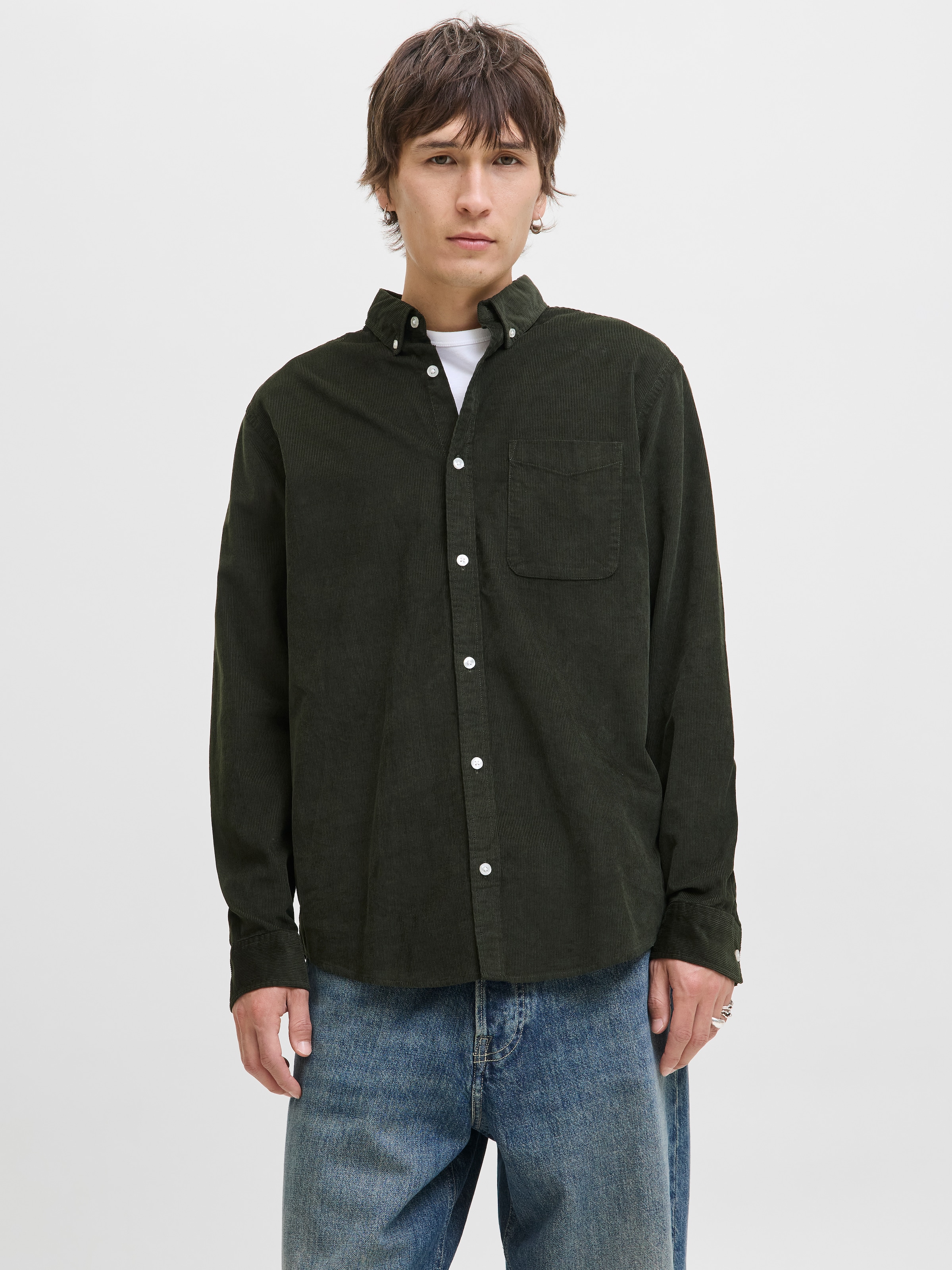 Jack & Jones Langarmhemd »JJECLASSIC CORD SHIRT L/S SN«