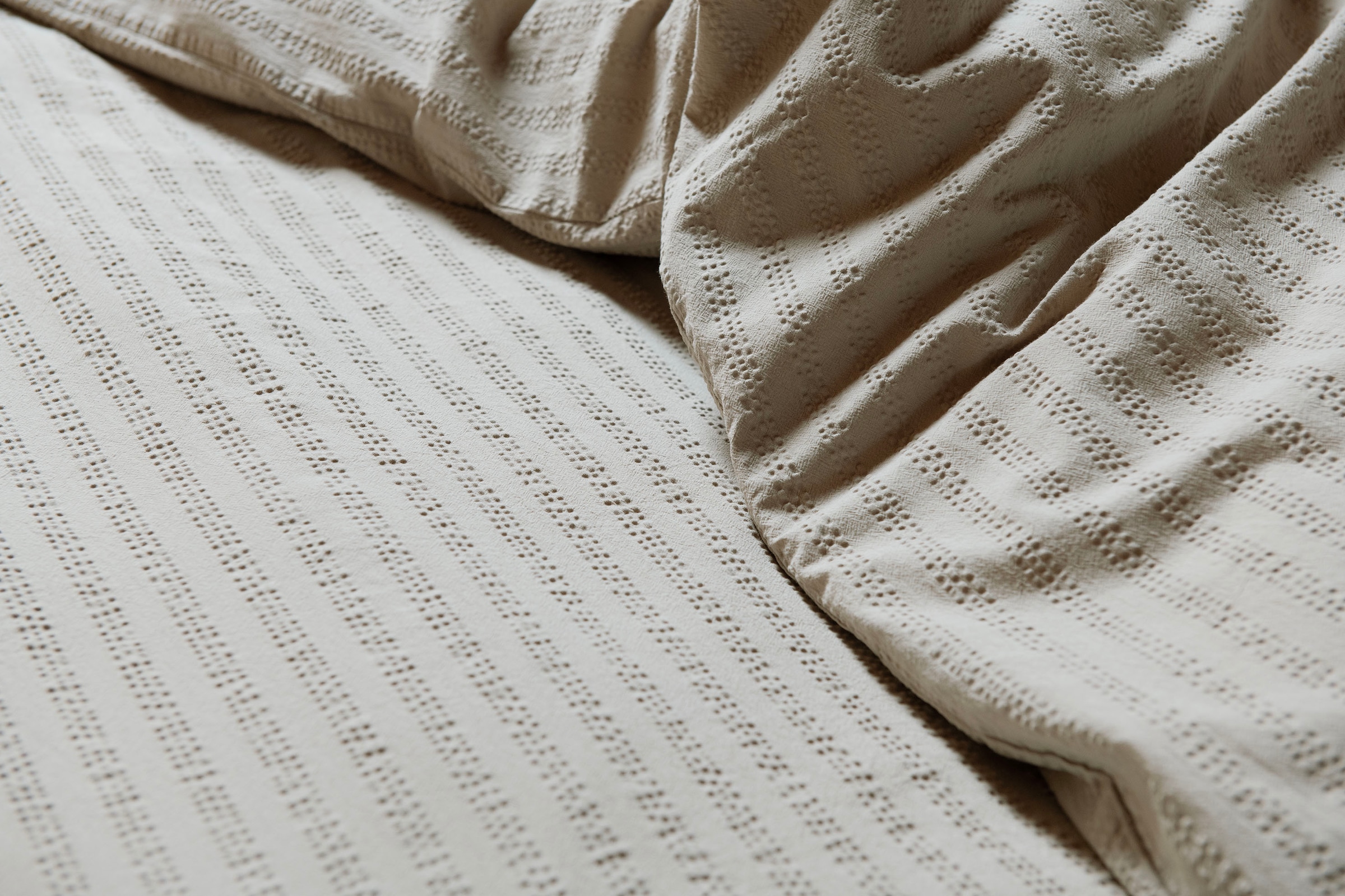 Journey Living Housse de couette »Kemeri, Bio-Baumwoll-Seersucker« Gewaschen