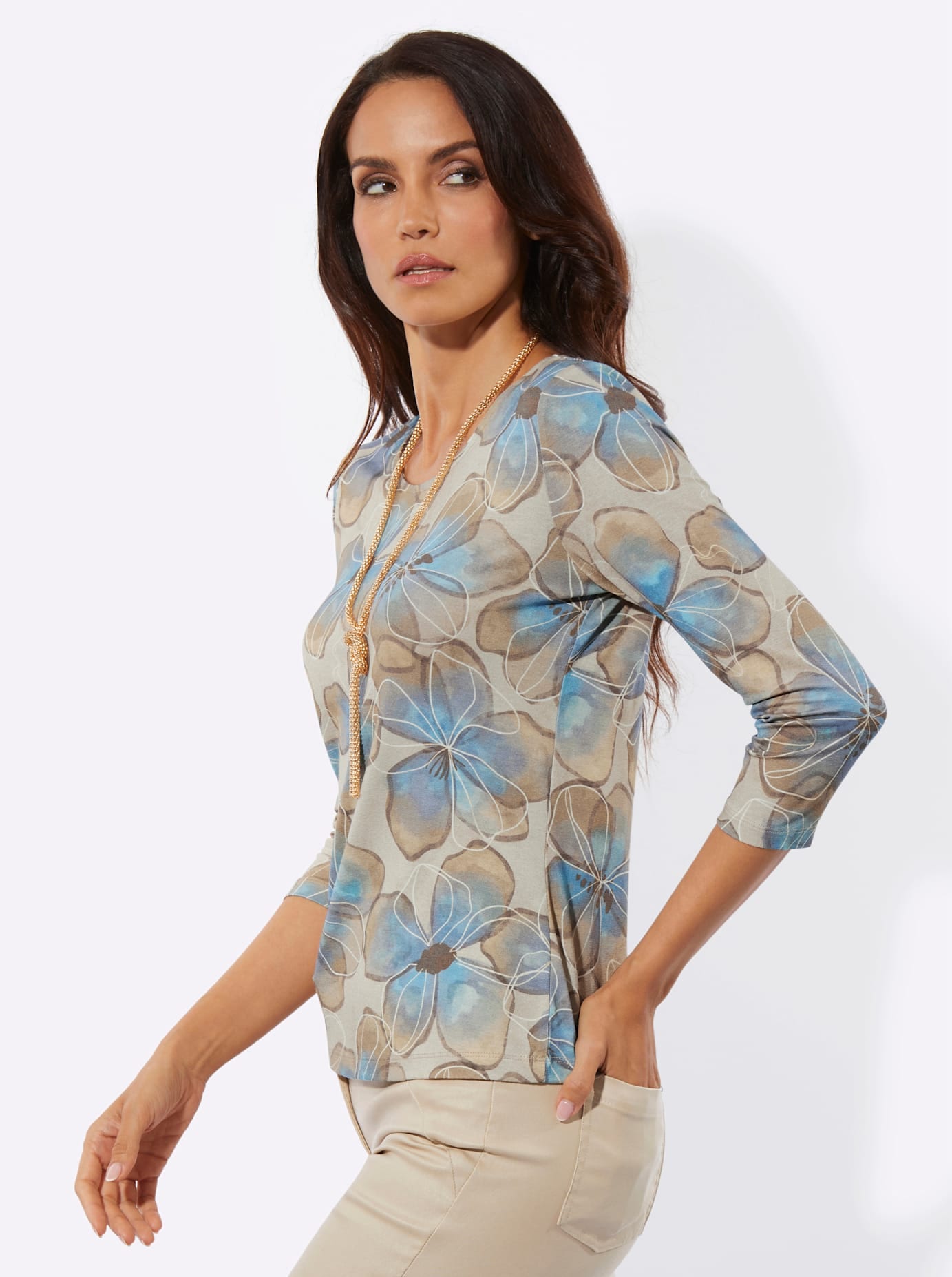 creation L Shirt à col rond »Shirt« 1 pièces