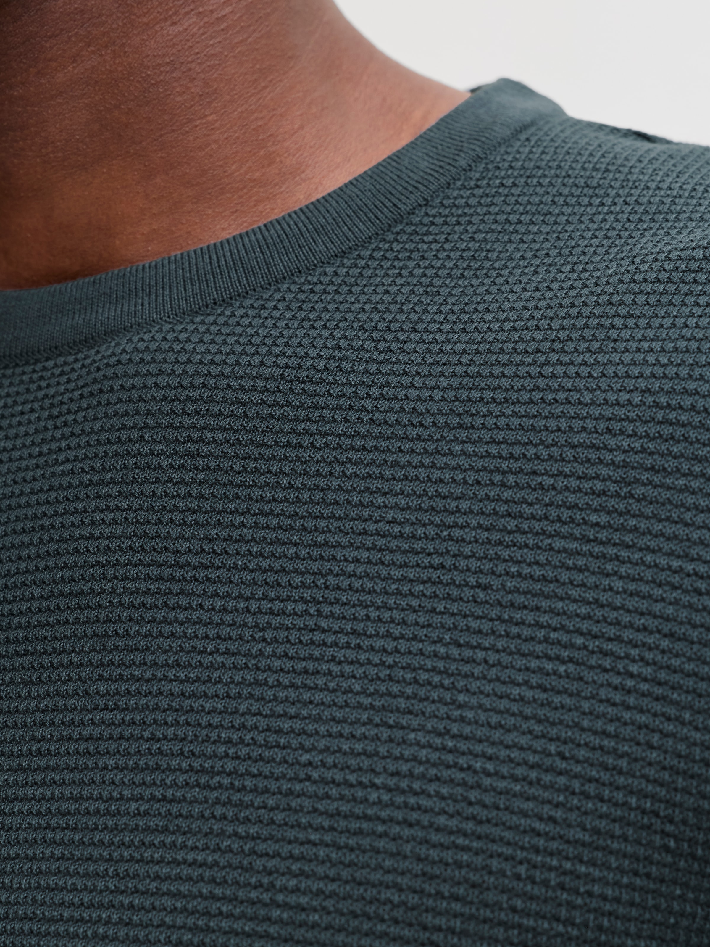 Jack & Jones Rundhalspullover »JJEAUSTIN KNIT CREW NECK NOOS« Baumwollmischung, regular fit