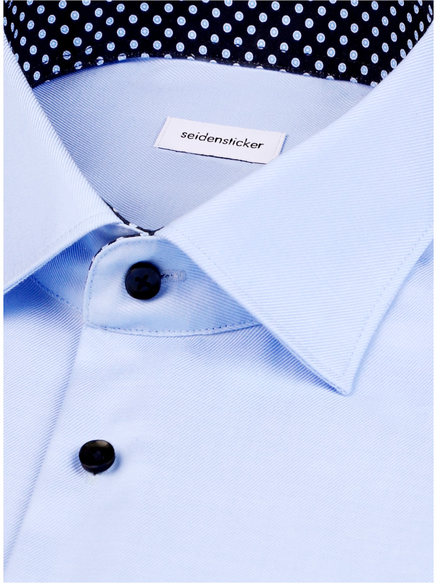 seidensticker Chemise d'affaires »Schwarze Rose« Shaped 1/1 Kentkragen Uni