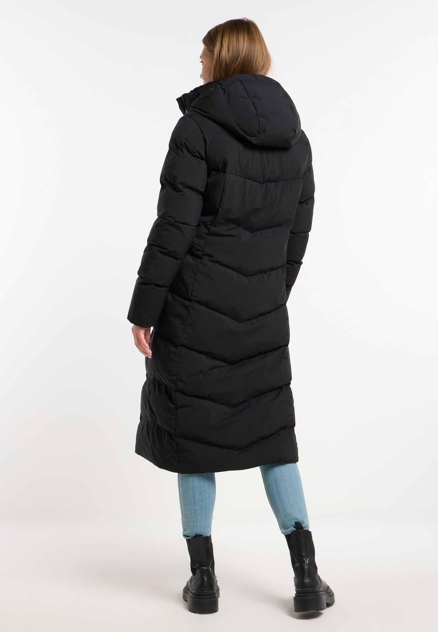 Ragwear Manteau matelassé »PAVLA LONG« verdeckter Reissverschluss