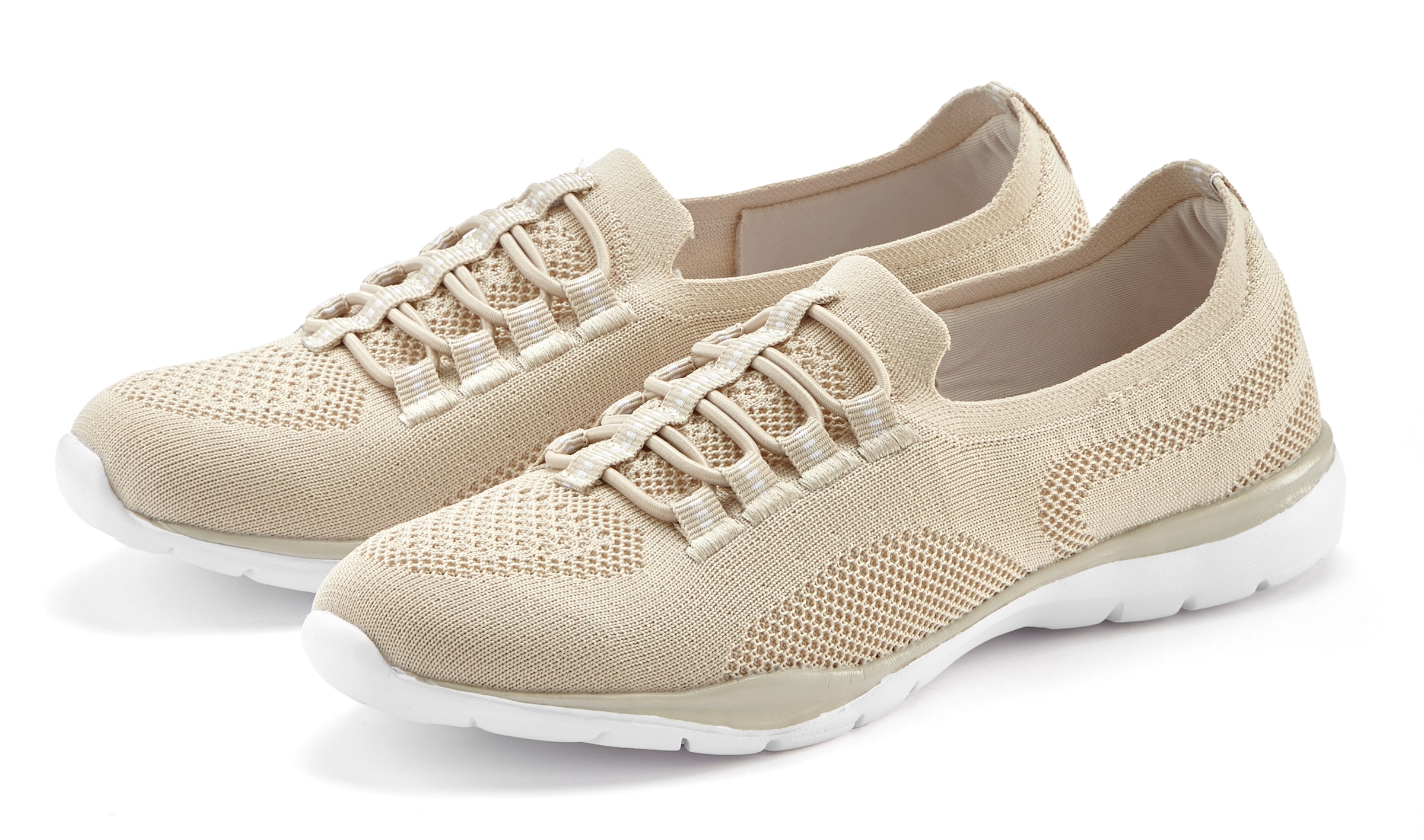 LASCANA Sneakers »Slipper, Halbschuh, Slip-On-Sneaker,«  en matériau textile léger VEGAN