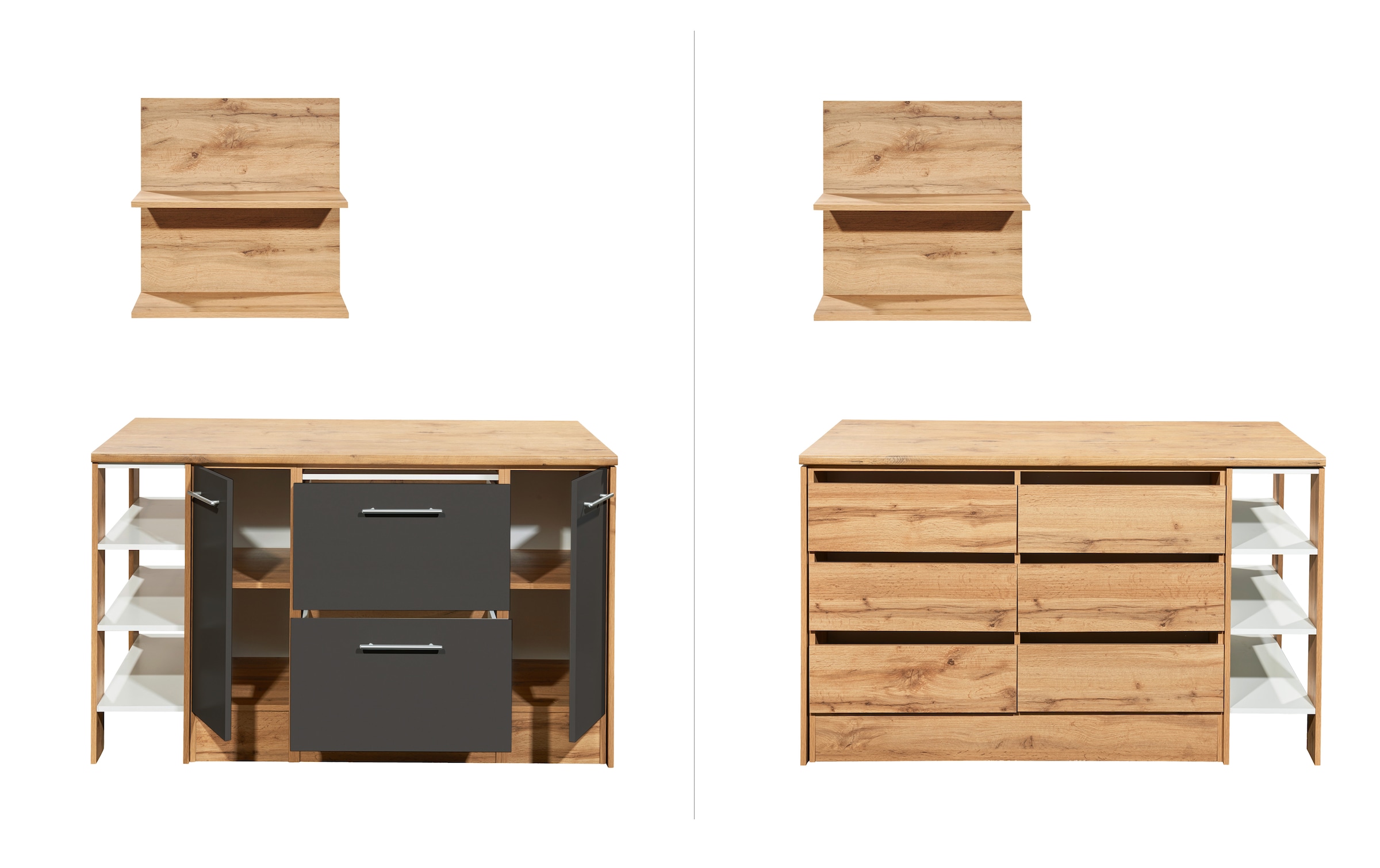 RESPEKTA Kücheninsel »Hilde« Breite 150 cm, inkl. Hängeregal