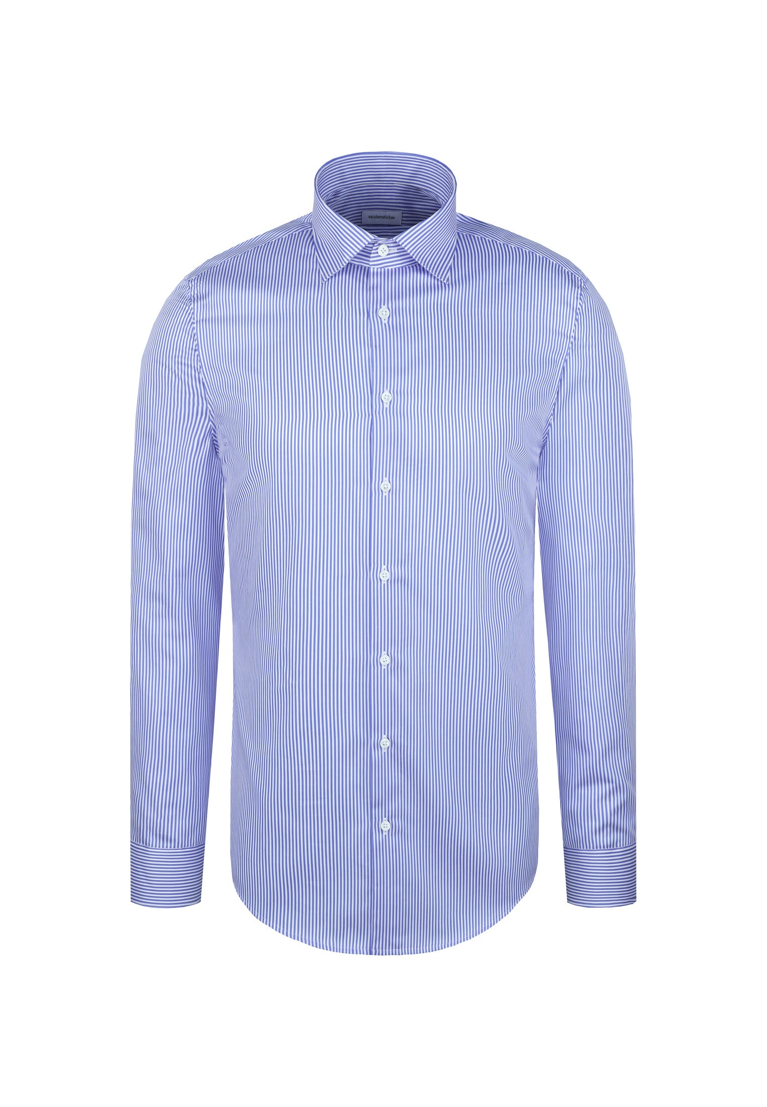 seidensticker Chemise d'affaires »Schwarze Rose« Slim 1/1 Kentkragen Gestreift