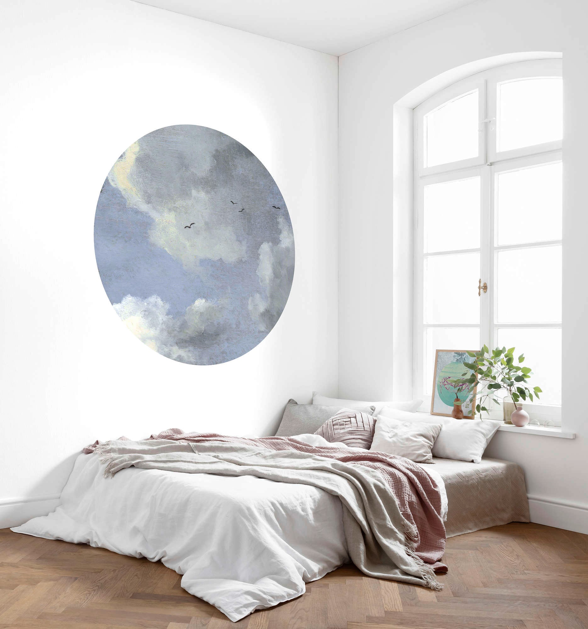 Komar Vliestapete »Vlies selbstklebend - Simply Sky - Grösse 125 x 125 cm« bedruckt glatt Wohnzimmer, Schlafzimmer