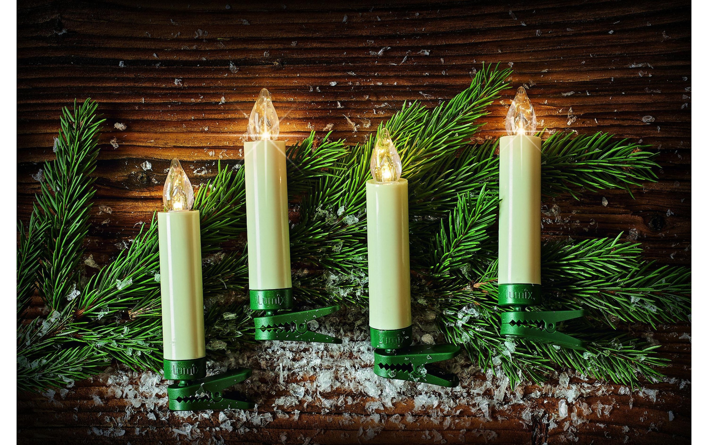 lumix LED-Christbaumkerzen »Lumix LED SuperLight Mini« 6 Stk.-flammig