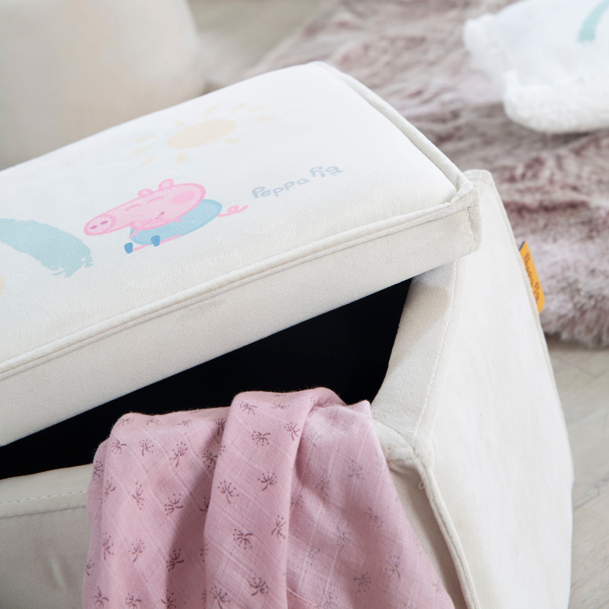 roba® Banc rembourré »Peppa Pig« mit Aufbewahrungsfunktion - für Kinder