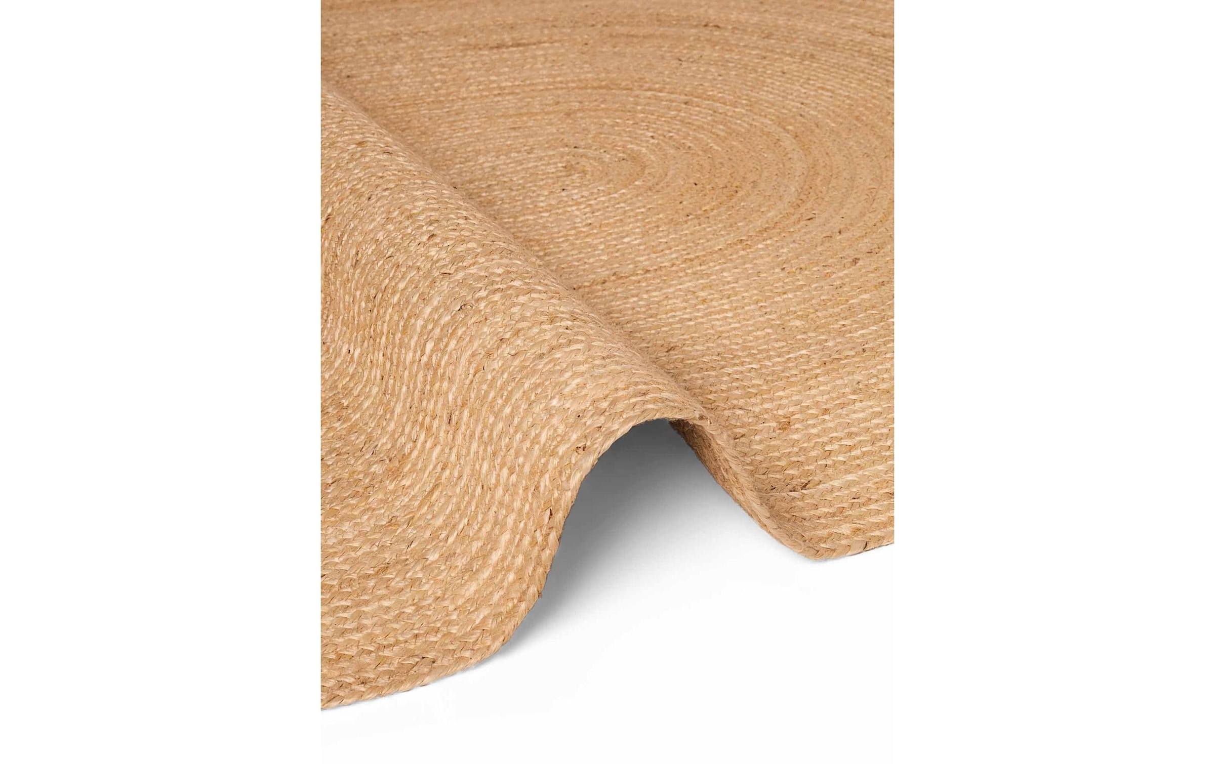 HANSE Home Teppich »Rangpur Juteteppich, in rund und oval« oval 10 mm Höhe handgewebt, 100% Jute , Natur, Wohnzimmer, Flur, Boho, Skandi