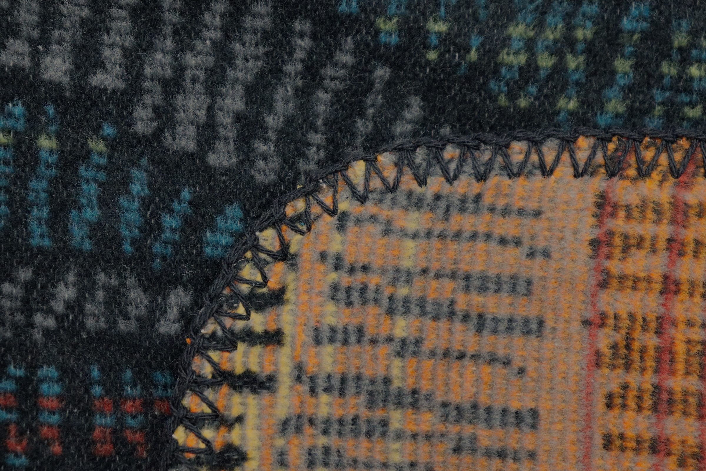 Biederlack Couverture d'intérieur »Vivid Waves« kuscheliger Blickfang