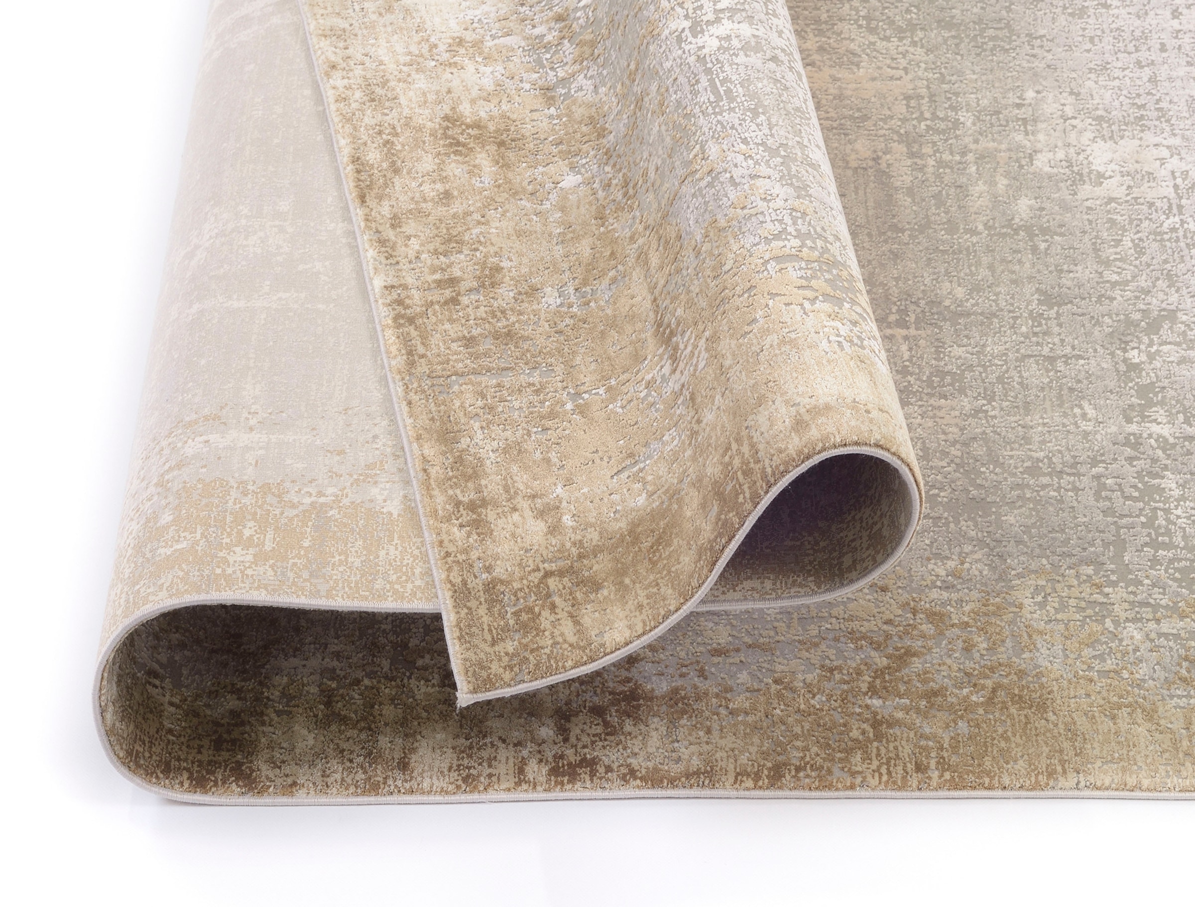 WK WOHNEN Tapis »BORDER« Rectangulaire 8 mm Höhe hochwertiger Viskoseanteil, samtweiche Oberfläche mit 3 D Effekt