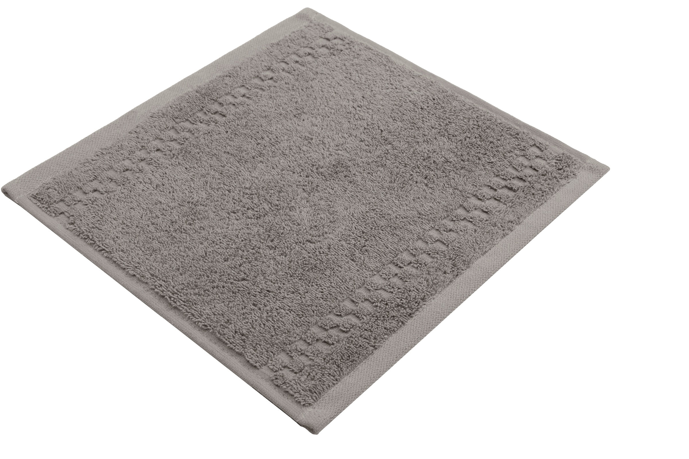 my home Gant de toilette »Regona, Seiftücher 30x30cm, flauschig und weich, 500 gr/m²« Premium Handtücher mit Bordüre, Handtuch-Set, 100% Baumwolle