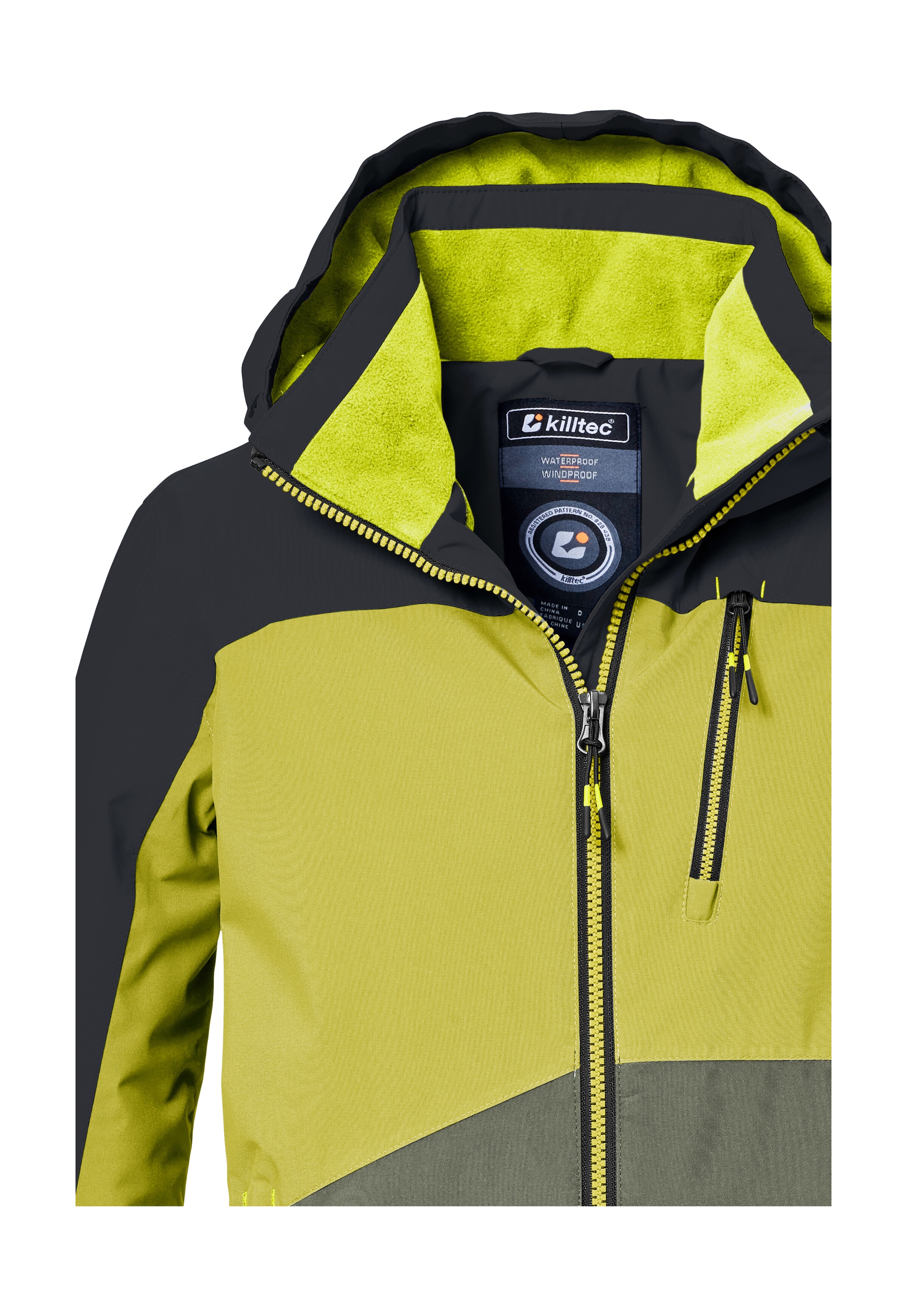 Killtec Veste fonctionnelle »KOW 370 BYS JCKT« Wasserdichte Jungenjacke mit 10.000 mm Wassersäule und Fleece