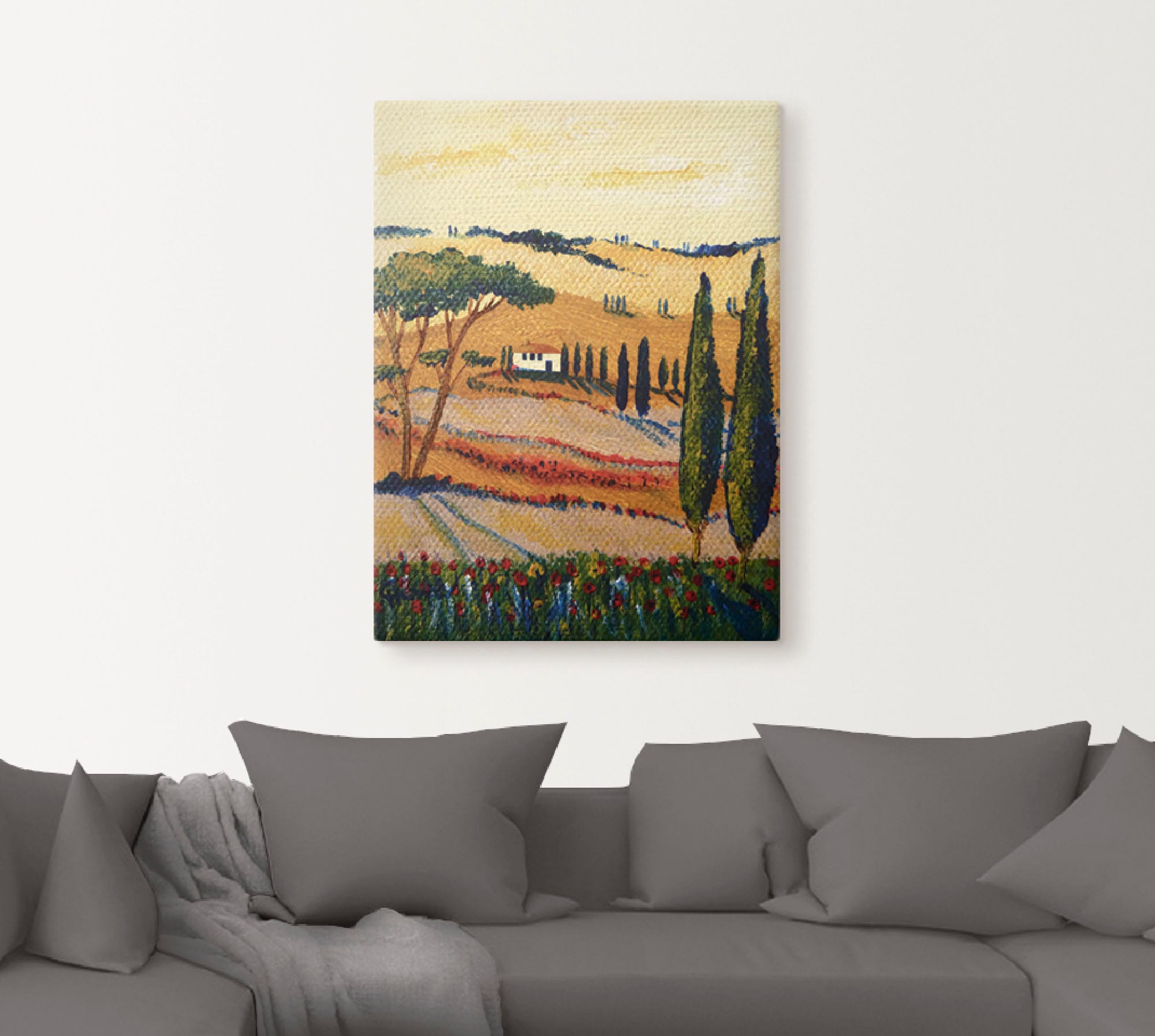 Artland Wandbild »Mein Traum von der Toskana« Europa 1 Stk. tlg. als Leinwandbild in verschied. Grössen