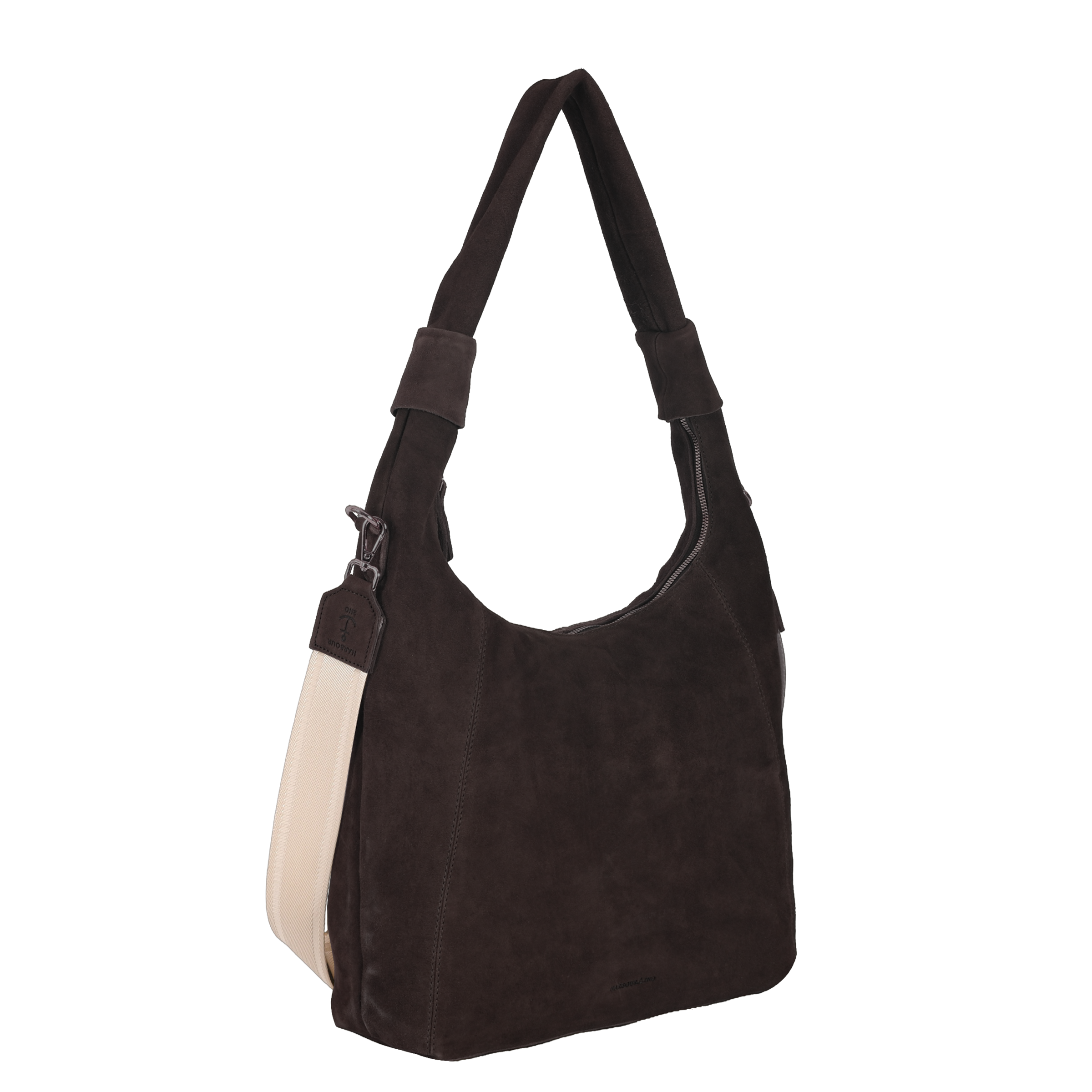 HARBOUR 2nd Hobo »Laurine« Sac à main pour femmes, sac bandoulière, sac épaule avec surpiqûres décoratives