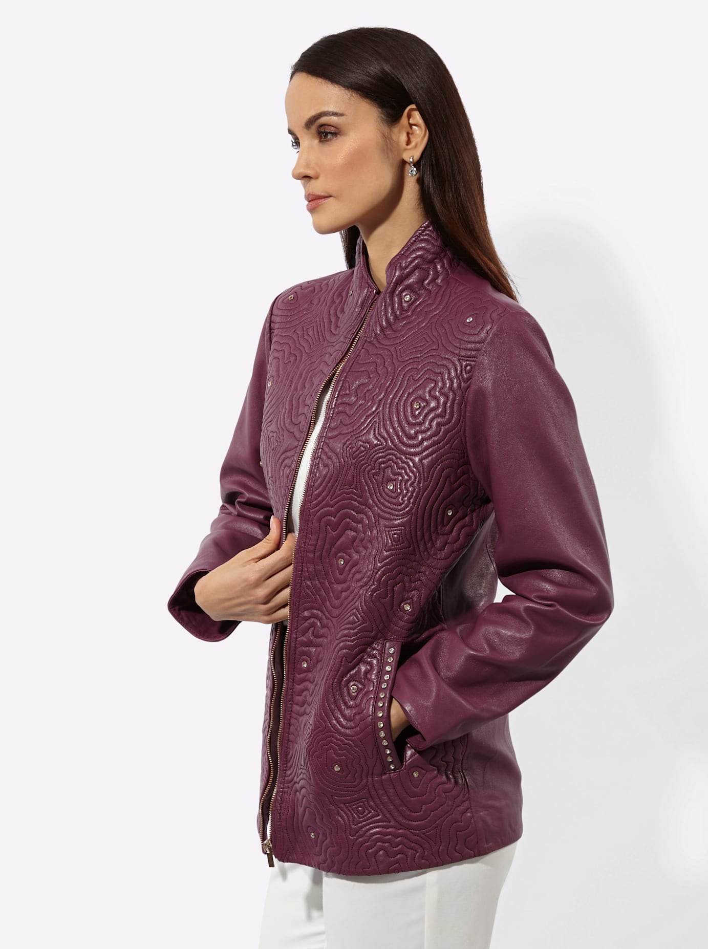 Mainpol Veste en cuir