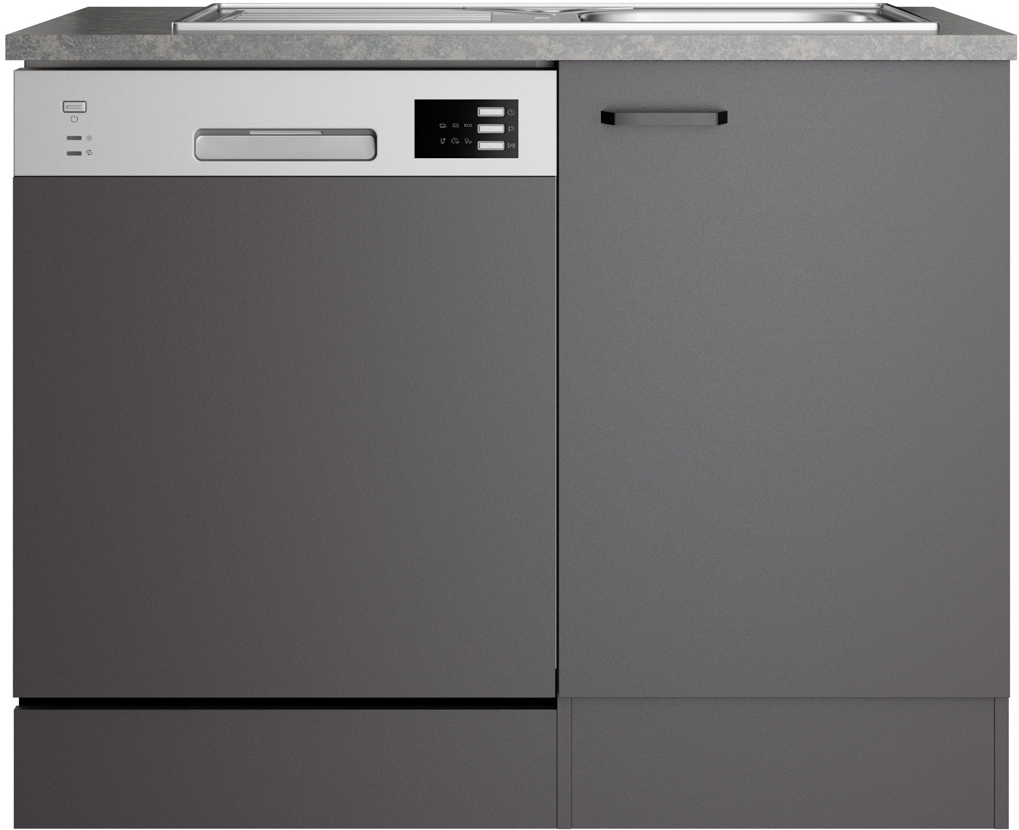 OPTIFIT Spülenschrank »OPTImulti« Breite 110 cm, mit 1 Tür u. Blende f. Geschirrspüler, Einbauspüle