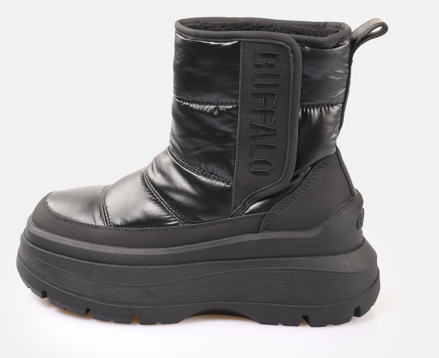 Buffalo Bottes d'hiver »OLYMPIA VELBOOT QUILT VEGAN«  Bottes de neige, bottines neige, bottes plateforme avec logo