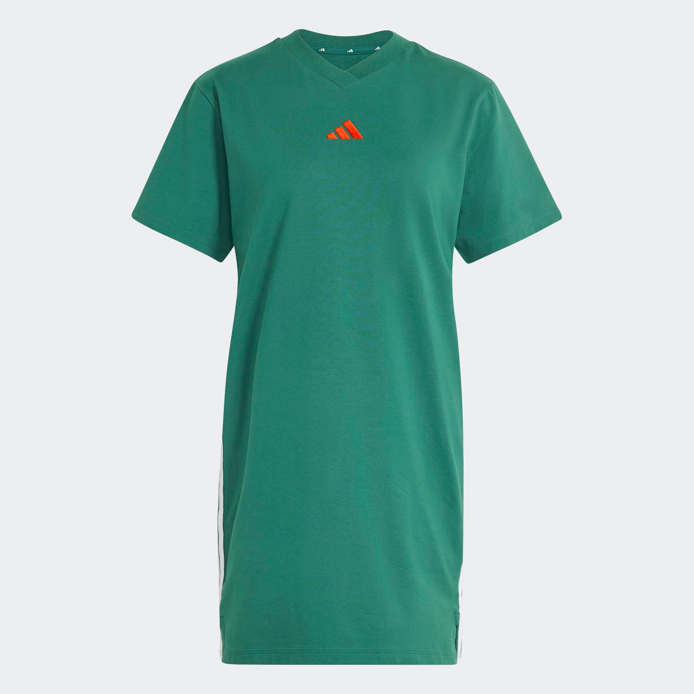 adidas Sportswear Robe t-shirt »ESSENTIALS -, 3-STREIFEN, SINGLE JERSEY«